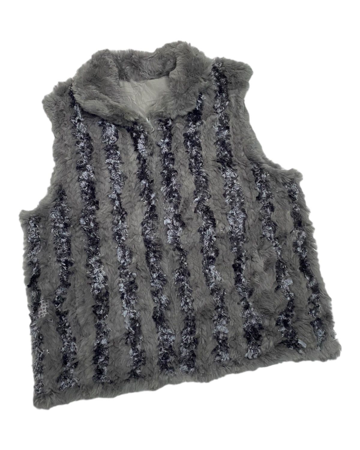 If Six Was Nine 🔥JAPANESE AVANT GARDE SAGA FOX FUR SLEEVELESS VEST JACKET Size US S / EU 44-46 / 1 - 2 Thumbnail