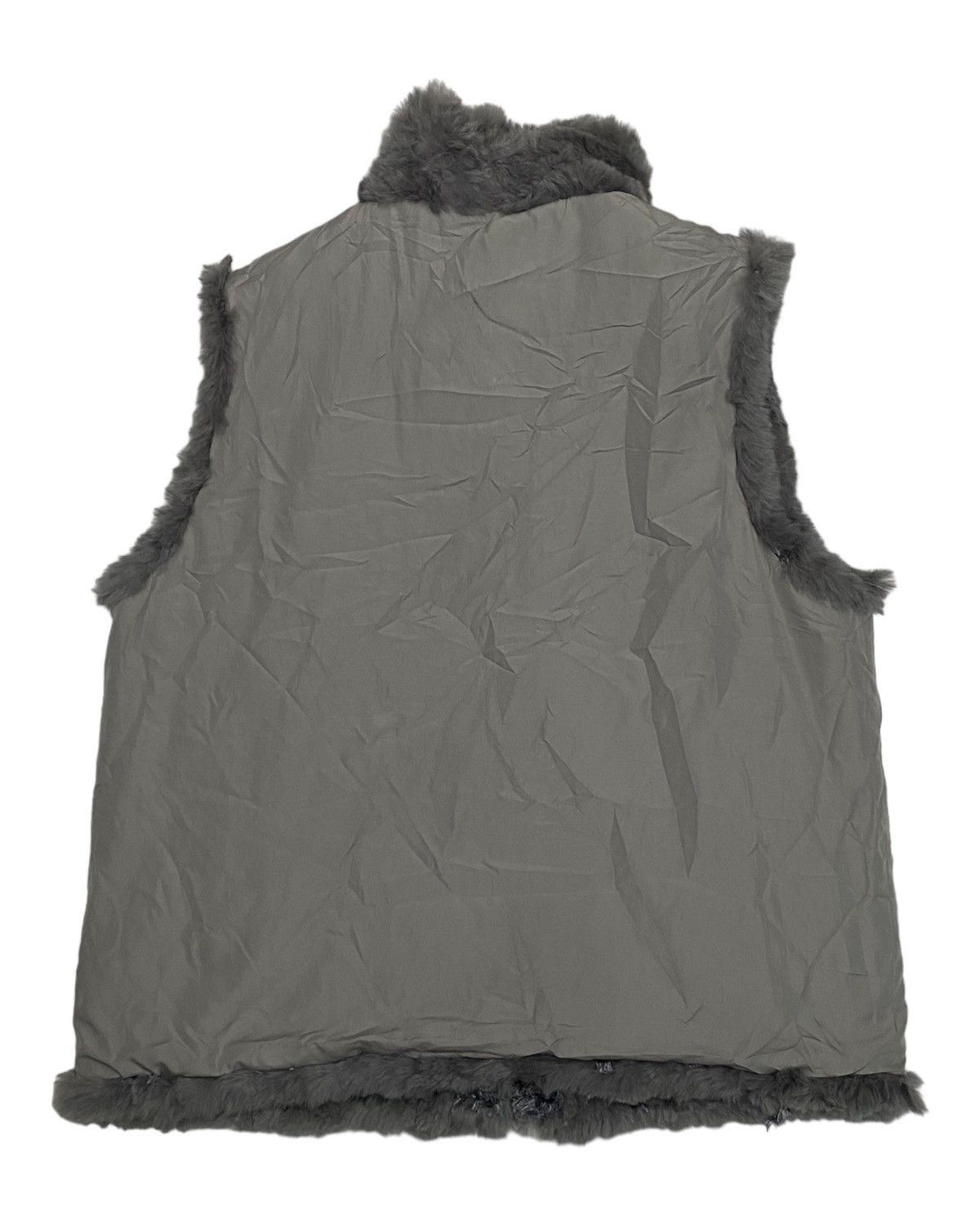 If Six Was Nine 🔥JAPANESE AVANT GARDE SAGA FOX FUR SLEEVELESS VEST JACKET Size US S / EU 44-46 / 1 - 8 Thumbnail