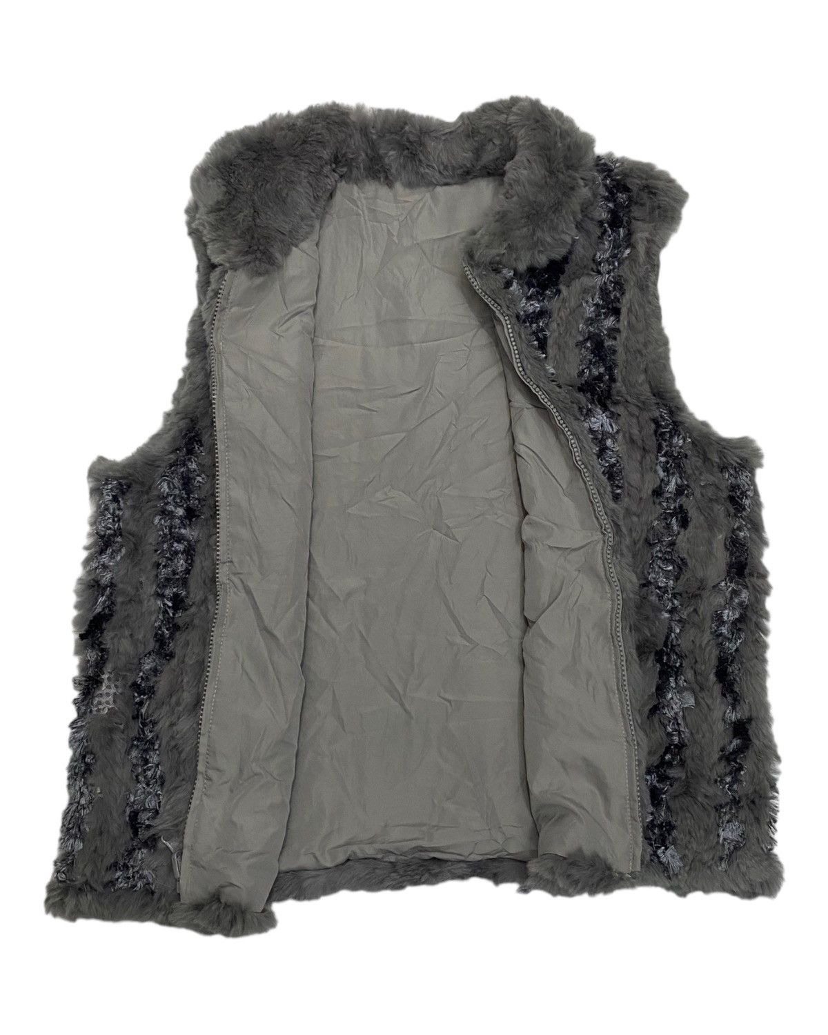 If Six Was Nine 🔥JAPANESE AVANT GARDE SAGA FOX FUR SLEEVELESS VEST JACKET Size US S / EU 44-46 / 1 - 5 Thumbnail