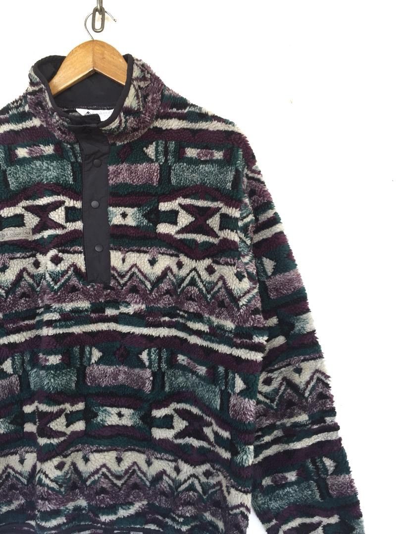 Columbia 🔥Vintage Columbia Usa Fleece Overprint Size US M / EU 48-50 / 2 - 5 Thumbnail