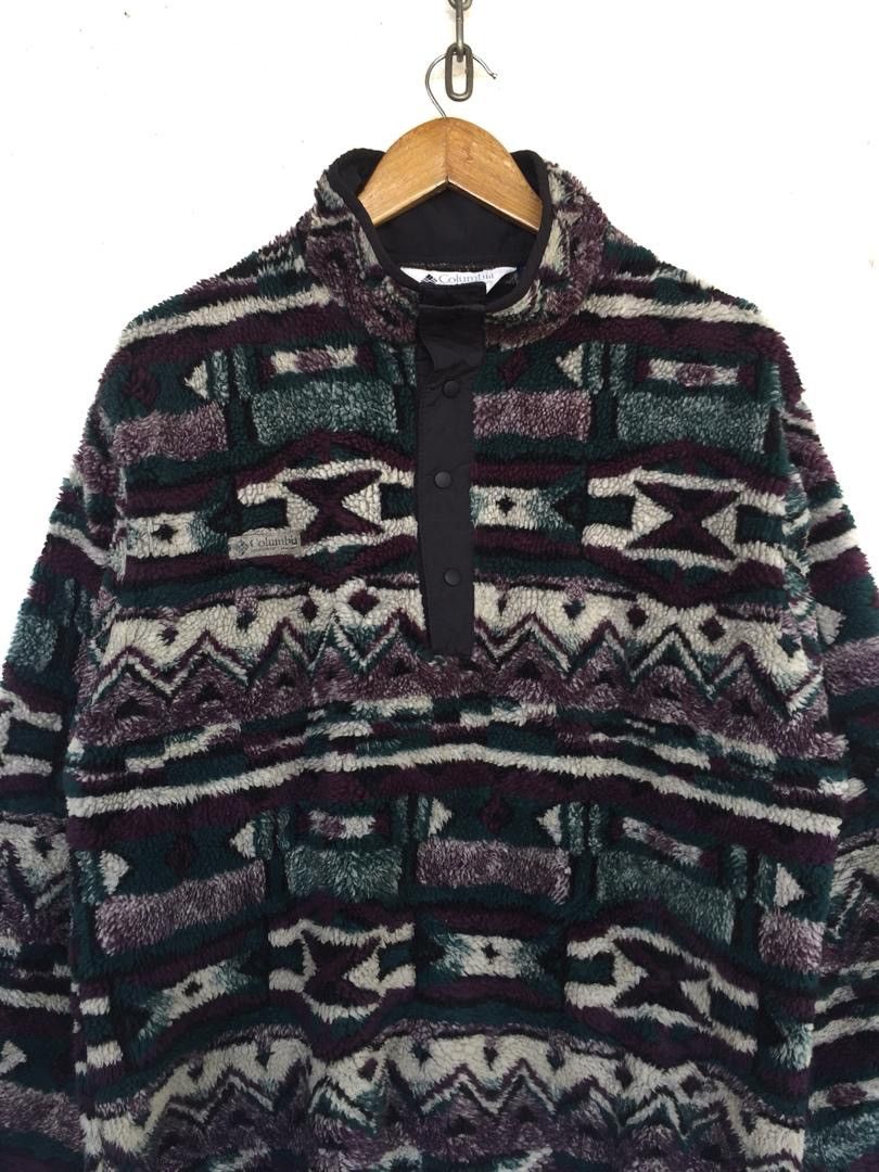 Columbia 🔥Vintage Columbia Usa Fleece Overprint Size US M / EU 48-50 / 2 - 4 Thumbnail
