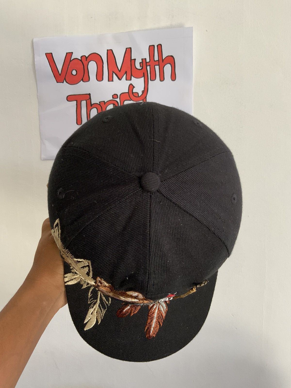 KMRii Vintage Native Pride Wolf Hat Size ONE SIZE - 7 Thumbnail