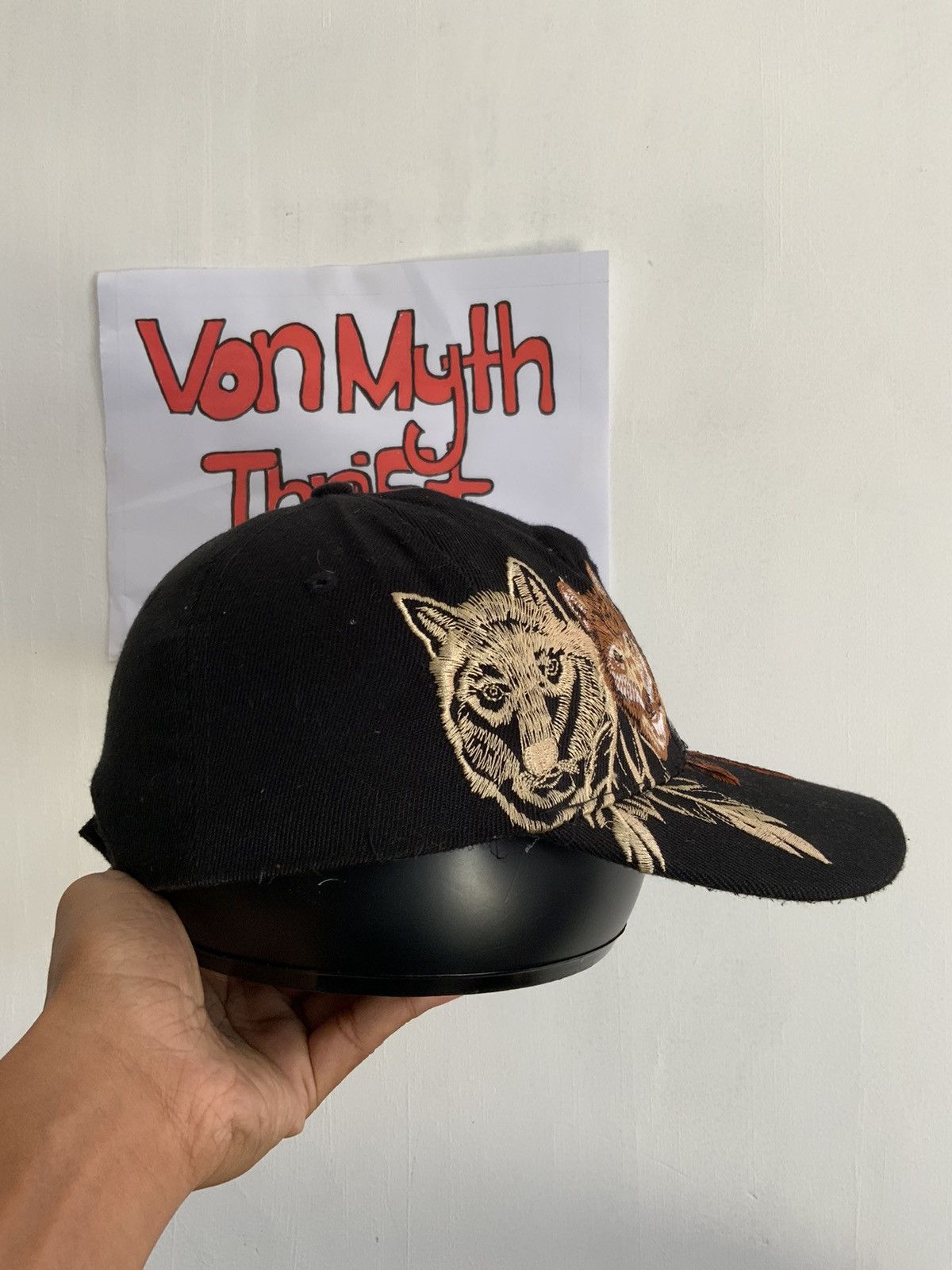 KMRii Vintage Native Pride Wolf Hat Size ONE SIZE - 4 Thumbnail
