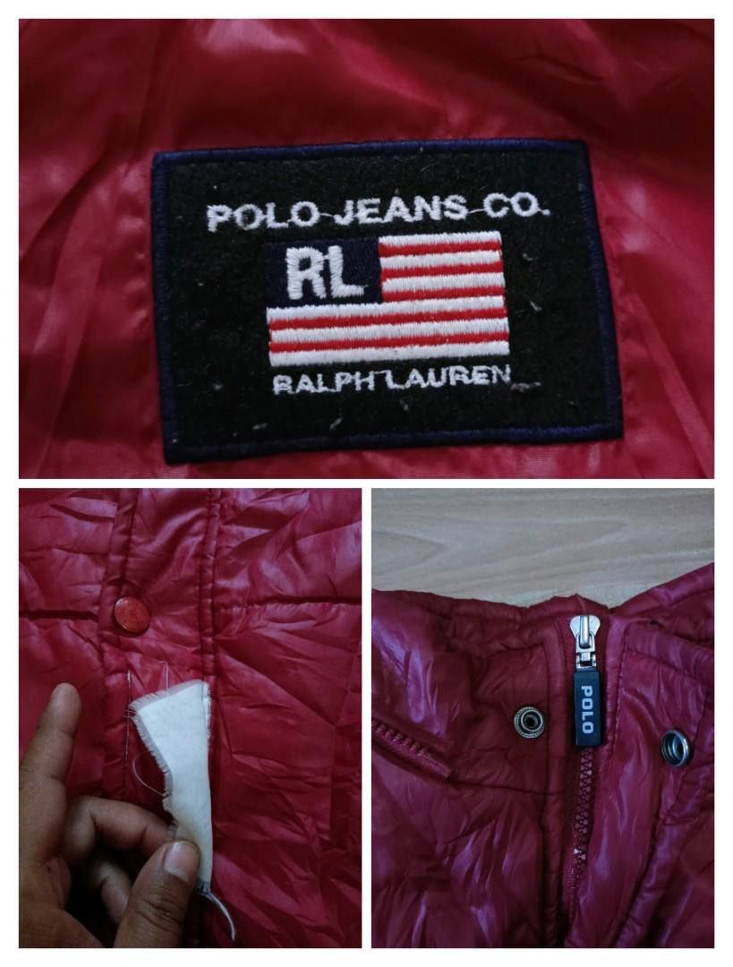 Polo Ralph Lauren × Ralph Lauren × Vintage Vintage polo Ralph Lauren red puffer jacket Size US L / EU 52-54 / 3 - 7 Thumbnail