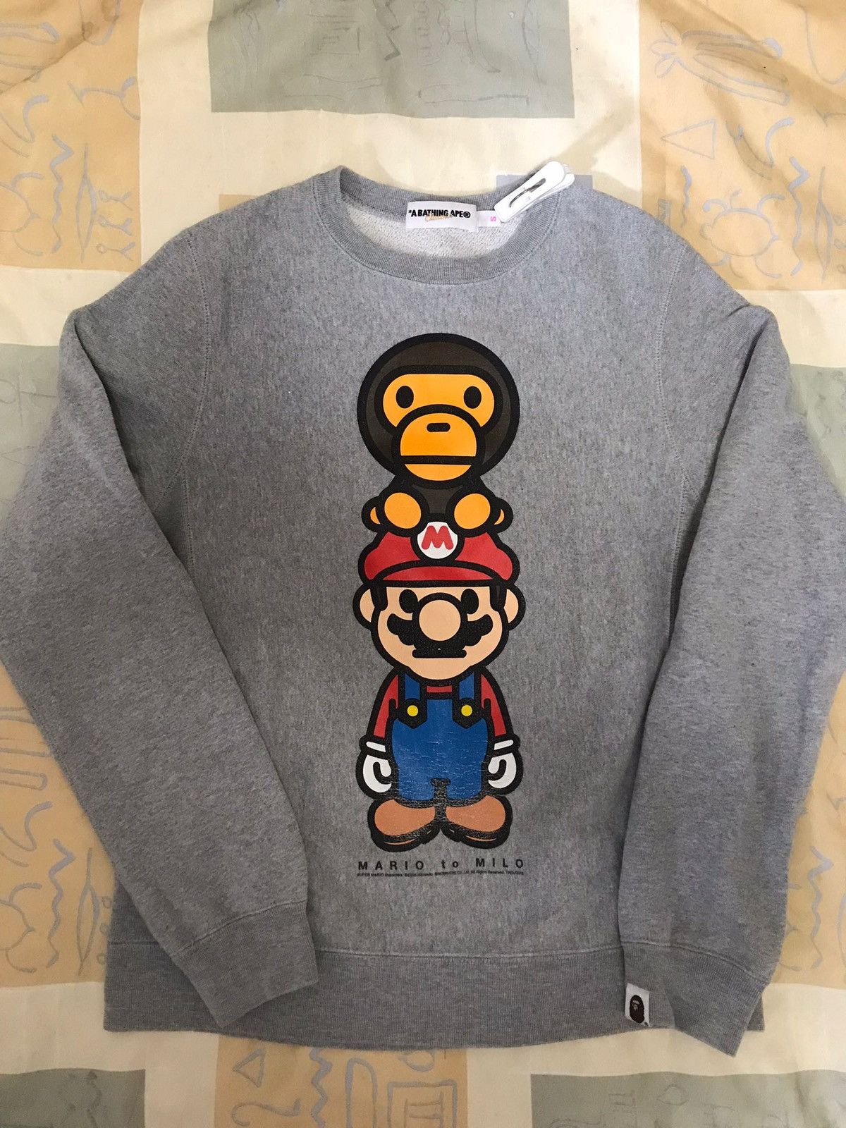 Baby milo cheap x mario hoodie