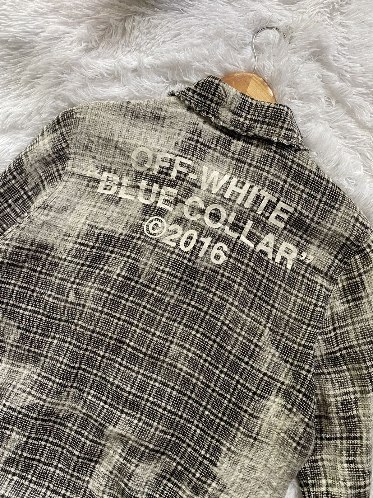 Off-White Off White Blue Collar 2016 Button Up tee Size US M / EU 48-50 / 2 - 2 Thumbnail