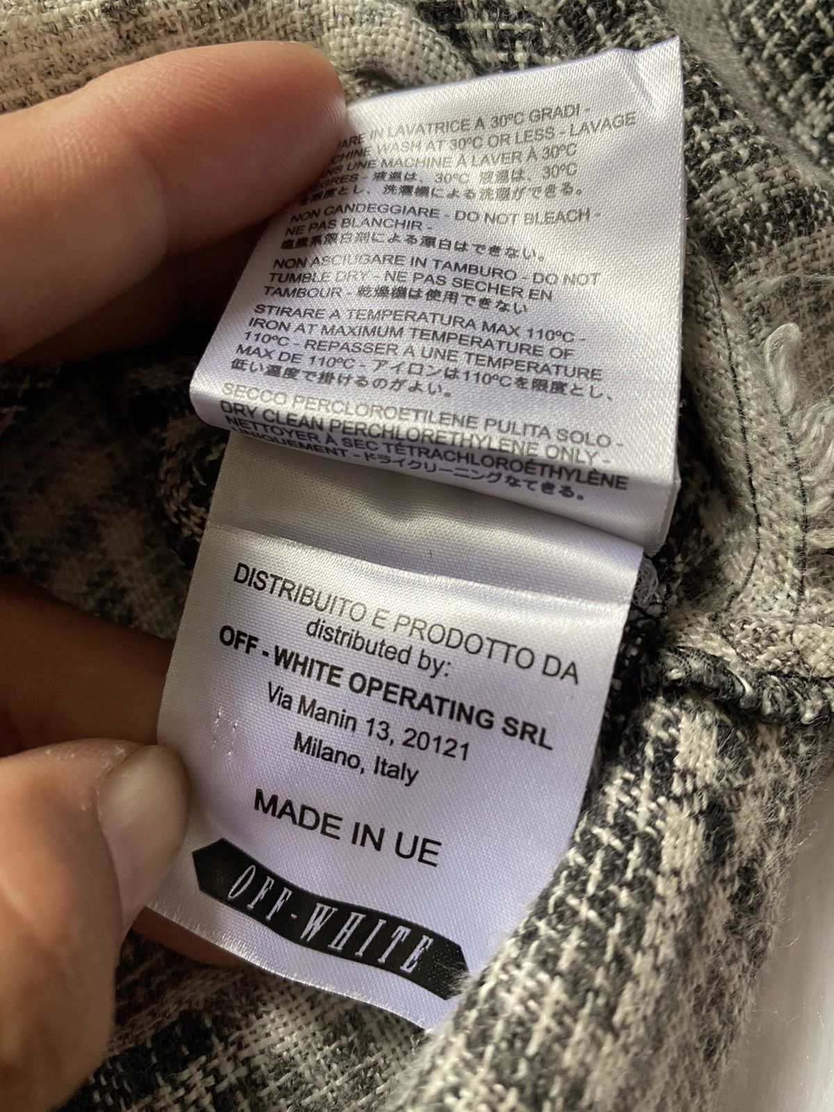 Off-White Off White Blue Collar 2016 Button Up tee Size US M / EU 48-50 / 2 - 11 Thumbnail