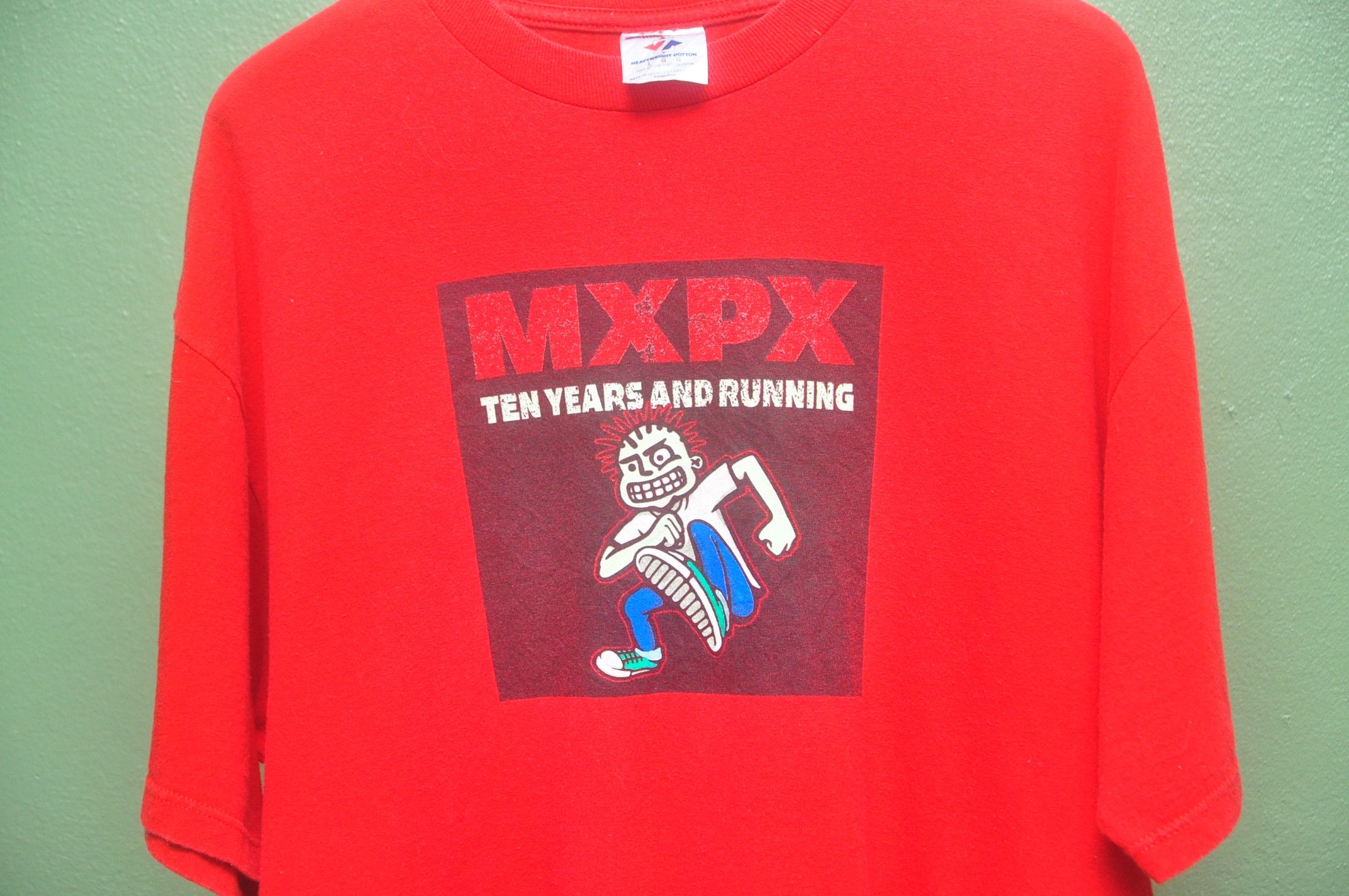 Band Tees × Designer × Japanese Brand Vintage MXPX Ten Years And Running Band Punk Music Shirt Size US L / EU 52-54 / 3 - 2 Thumbnail