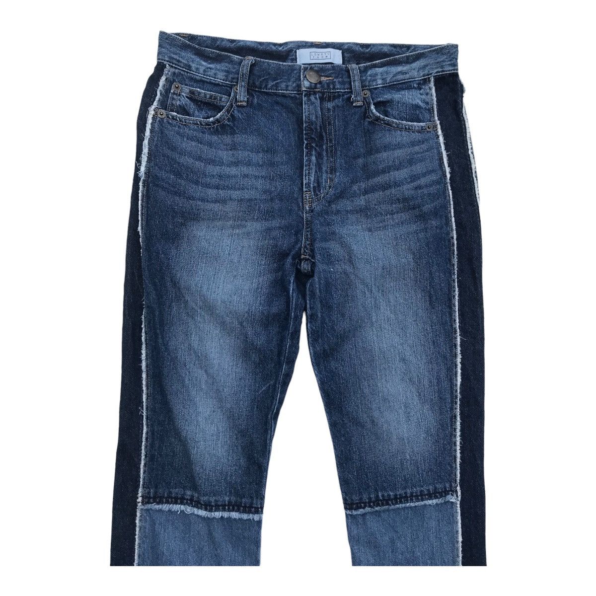 LOWRYS FARM Lowrys Farm Women Hybrid Denim Pants Size 28" / US 6 / IT 42 - 2 Thumbnail