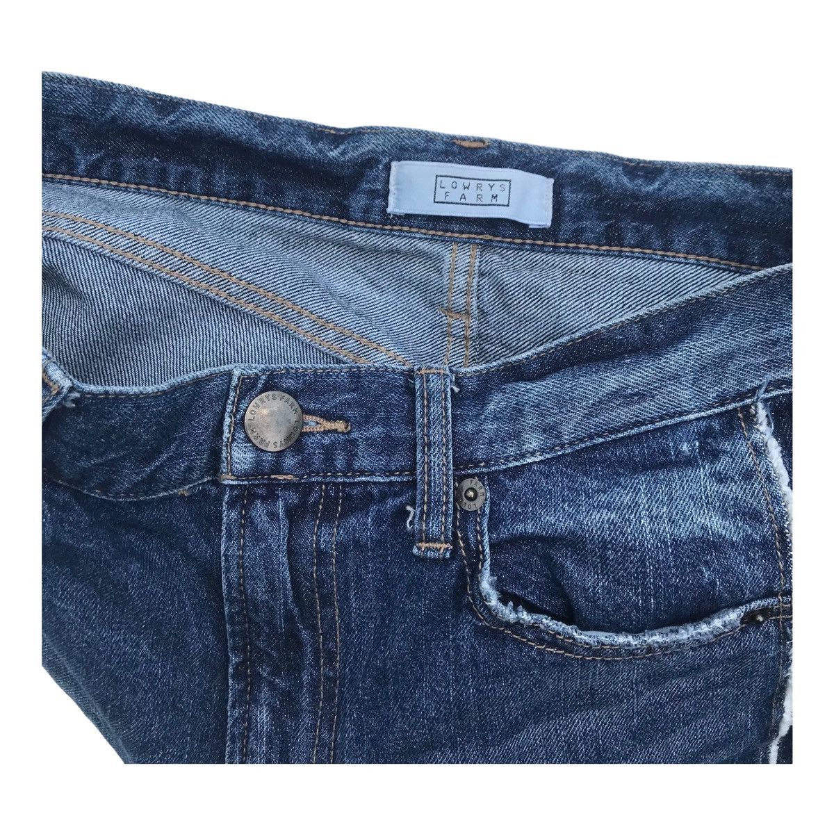 LOWRYS FARM Lowrys Farm Women Hybrid Denim Pants Size 28" / US 6 / IT 42 - 10 Thumbnail