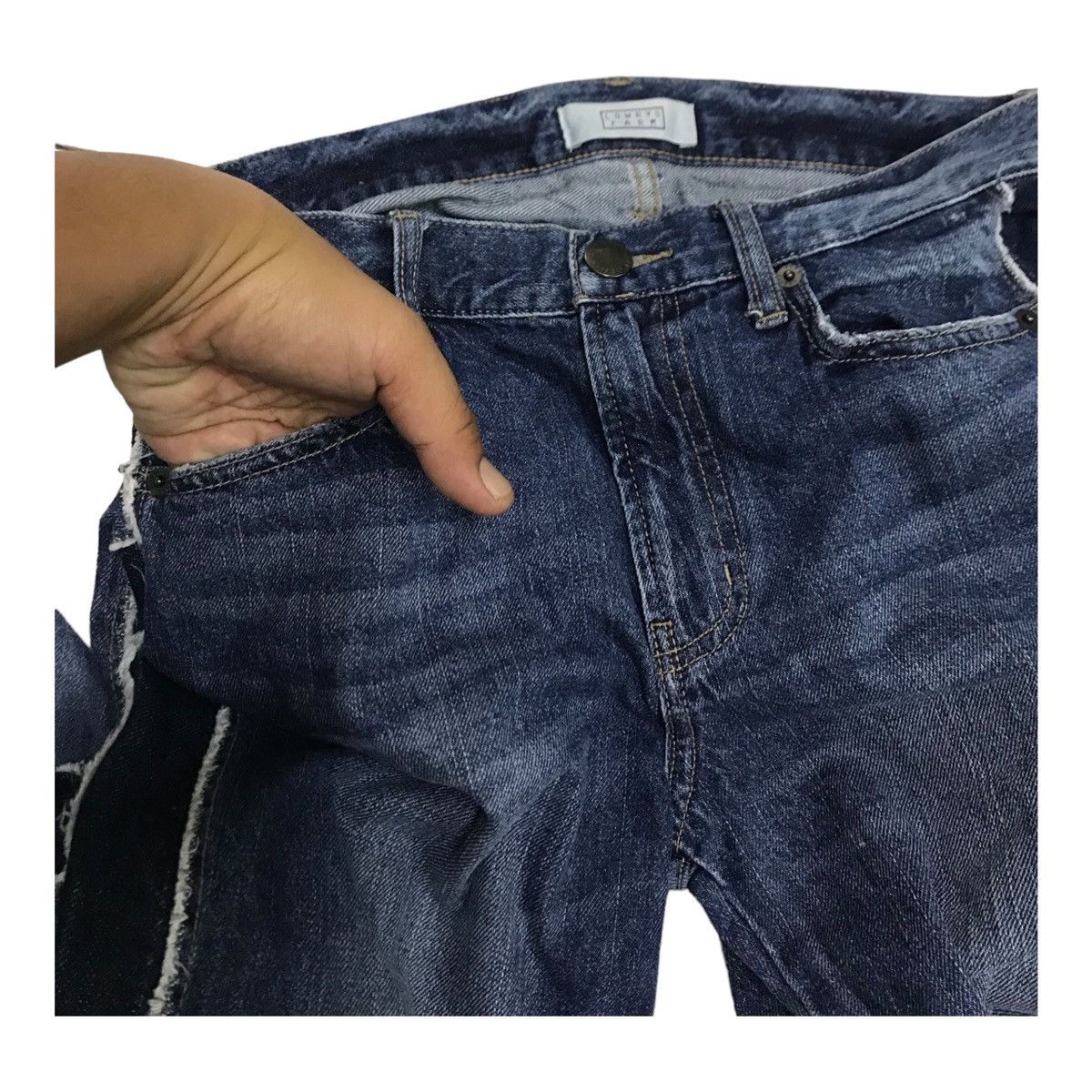 LOWRYS FARM Lowrys Farm Women Hybrid Denim Pants Size 28" / US 6 / IT 42 - 12 Thumbnail
