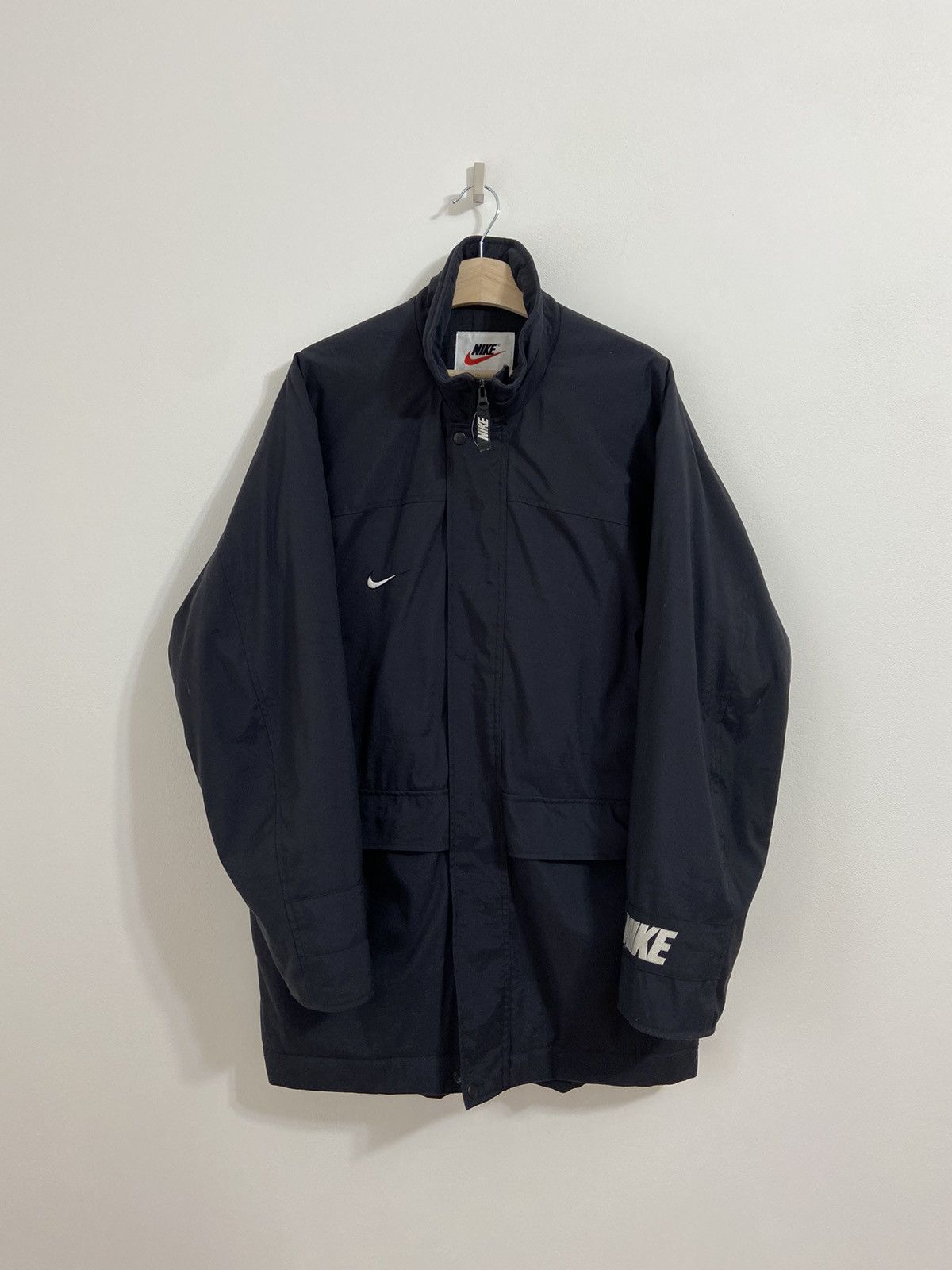 Vintage Nike Vintage Jacket Big Logo 90’s Size US M / EU 48-50 / 2 - 1 Thumbnail