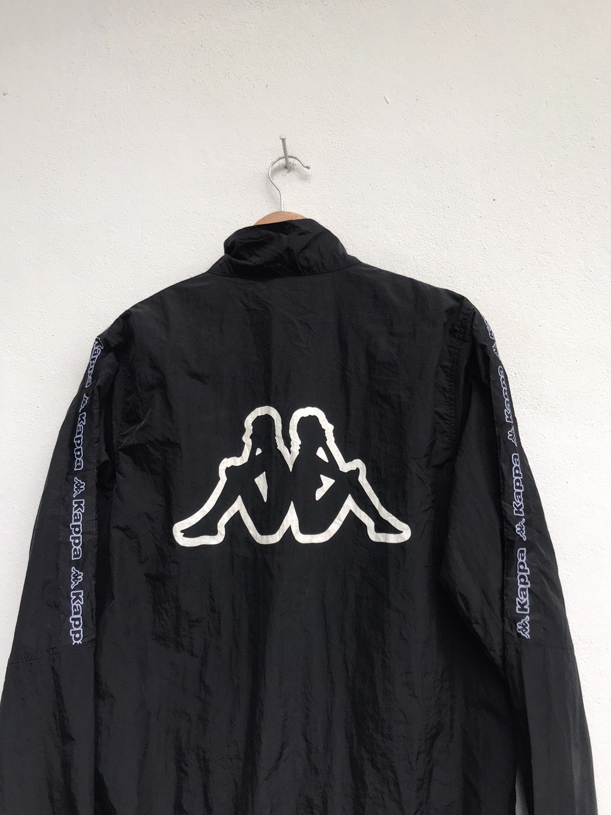 Kappa Big Back Logo Side Tape Nylon Jacket Size US S / EU 44-46 / 1 - 2 Thumbnail