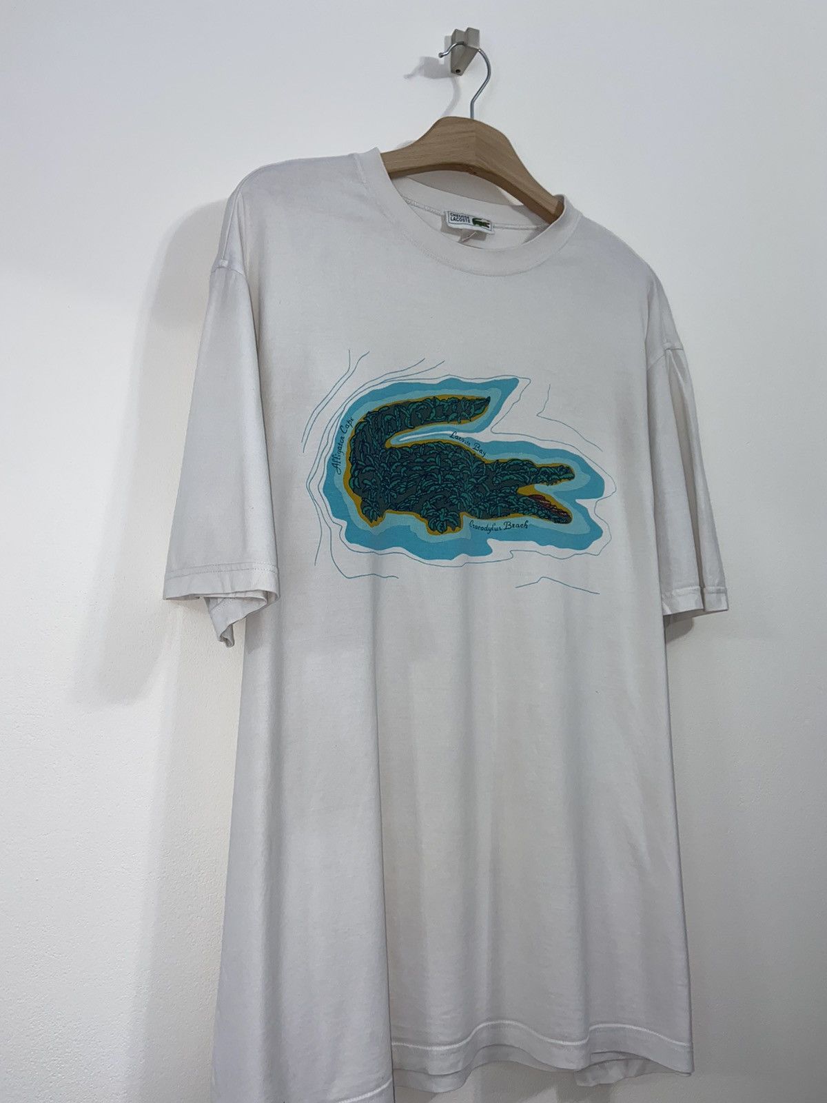 Lacoste Lacoste RARE vintage Shirt Big Logo Size US XL / EU 56 / 4 - 10 Thumbnail