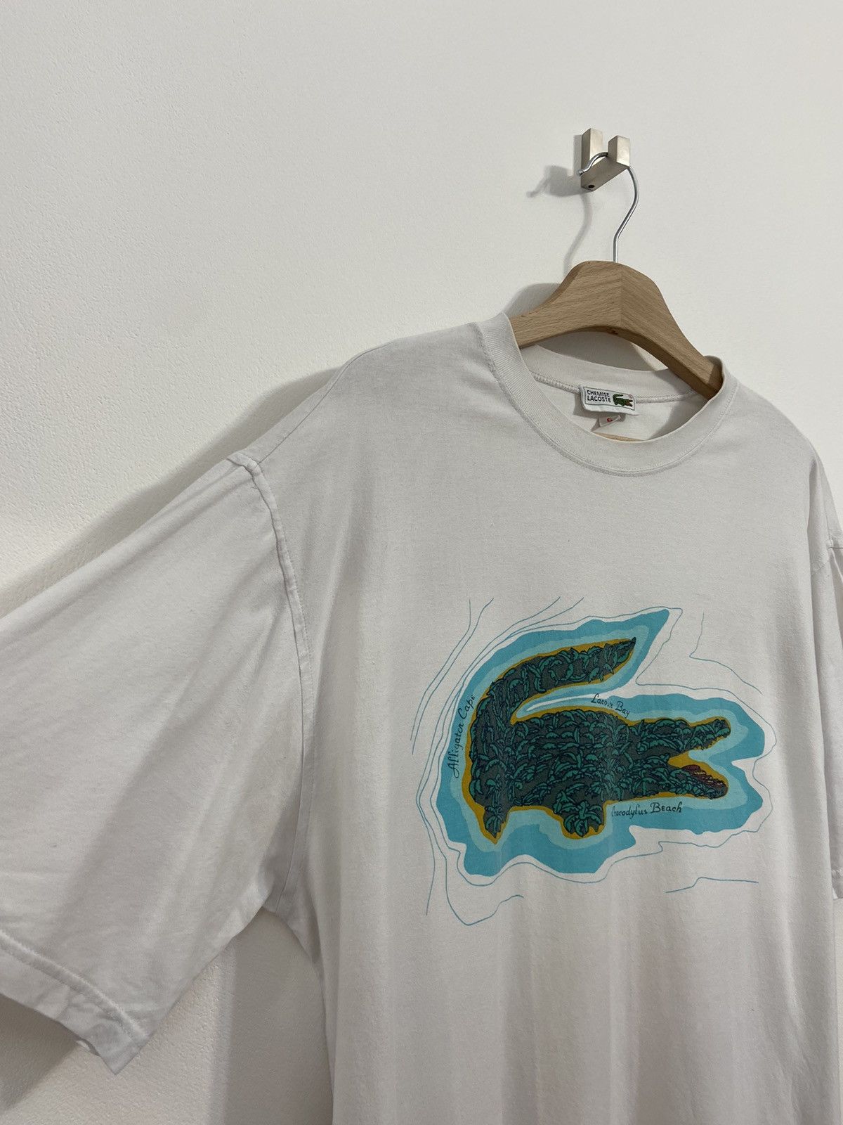 Lacoste Lacoste RARE vintage Shirt Big Logo Size US XL / EU 56 / 4 - 9 Thumbnail