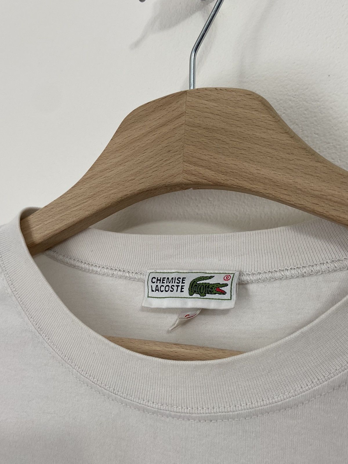 Lacoste Lacoste RARE vintage Shirt Big Logo Size US XL / EU 56 / 4 - 3 Thumbnail
