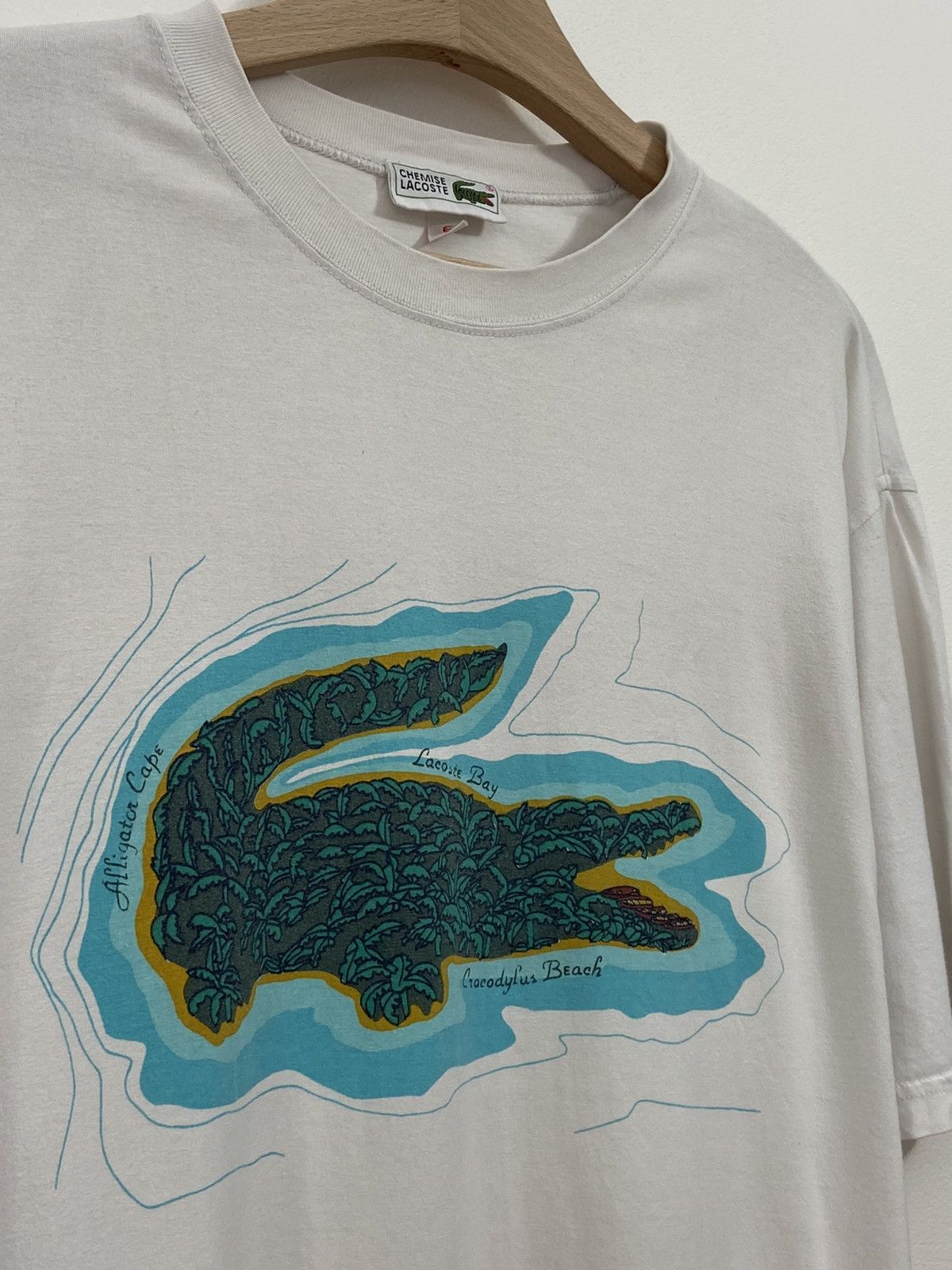 Lacoste Lacoste RARE vintage Shirt Big Logo Size US XL / EU 56 / 4 - 5 Thumbnail