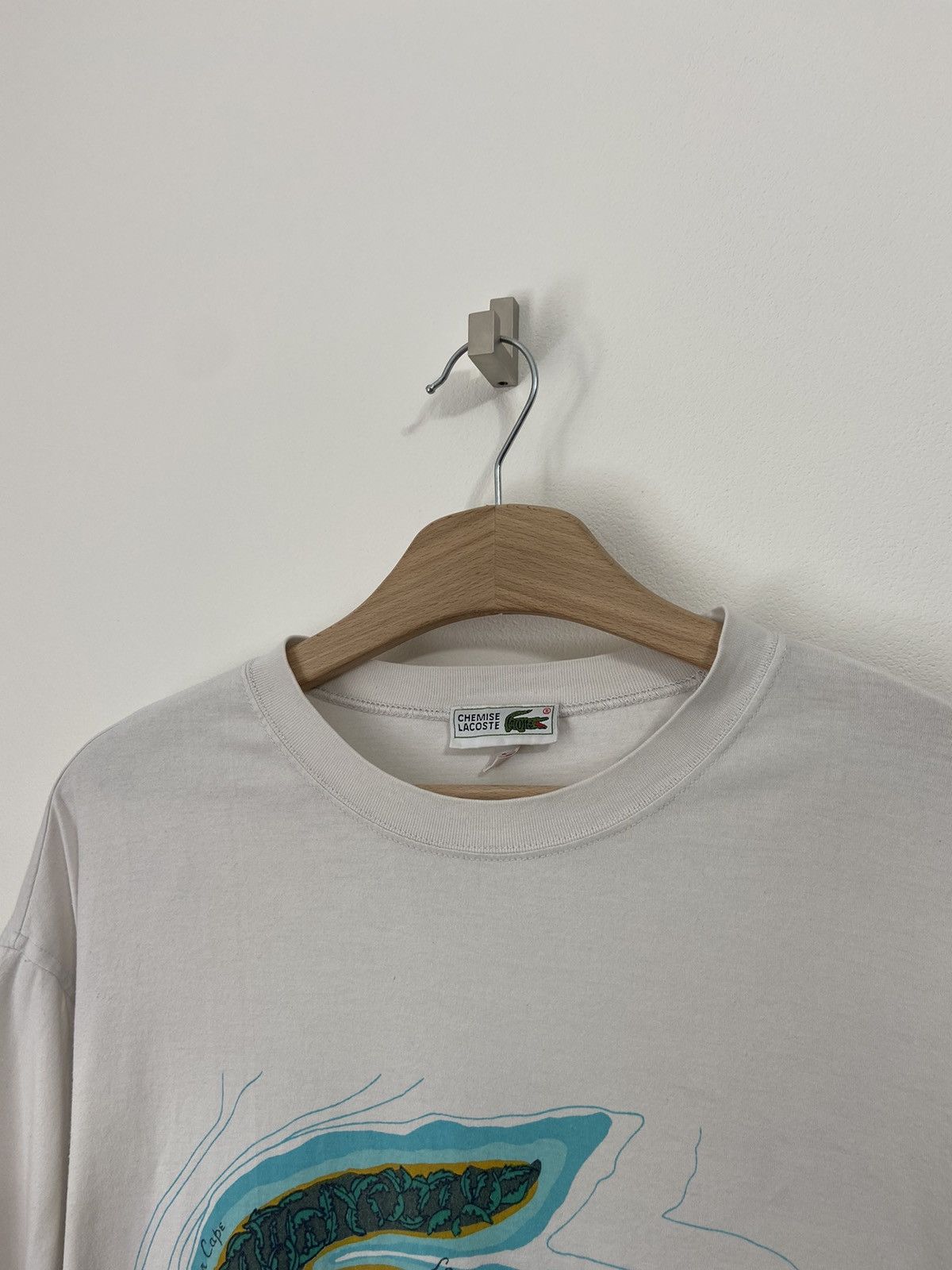 Lacoste Lacoste RARE vintage Shirt Big Logo Size US XL / EU 56 / 4 - 2 Thumbnail