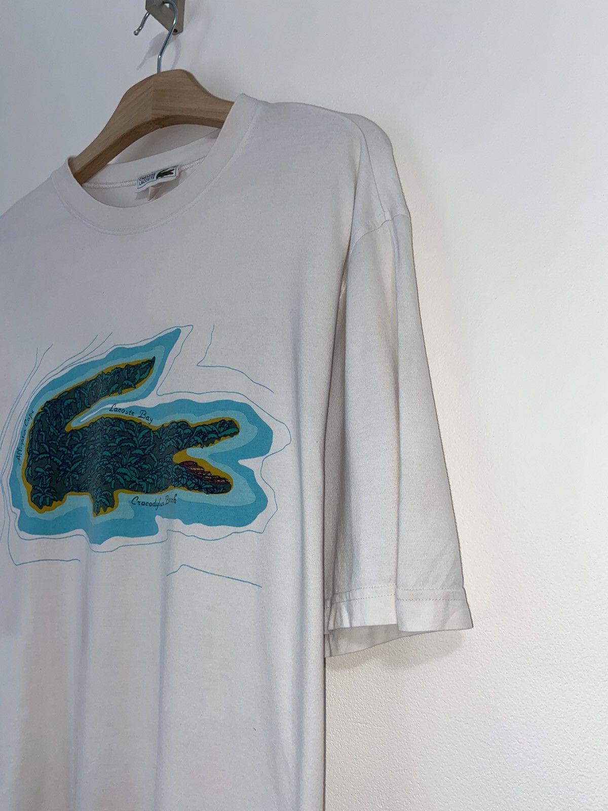 Lacoste Lacoste RARE vintage Shirt Big Logo Size US XL / EU 56 / 4 - 11 Thumbnail