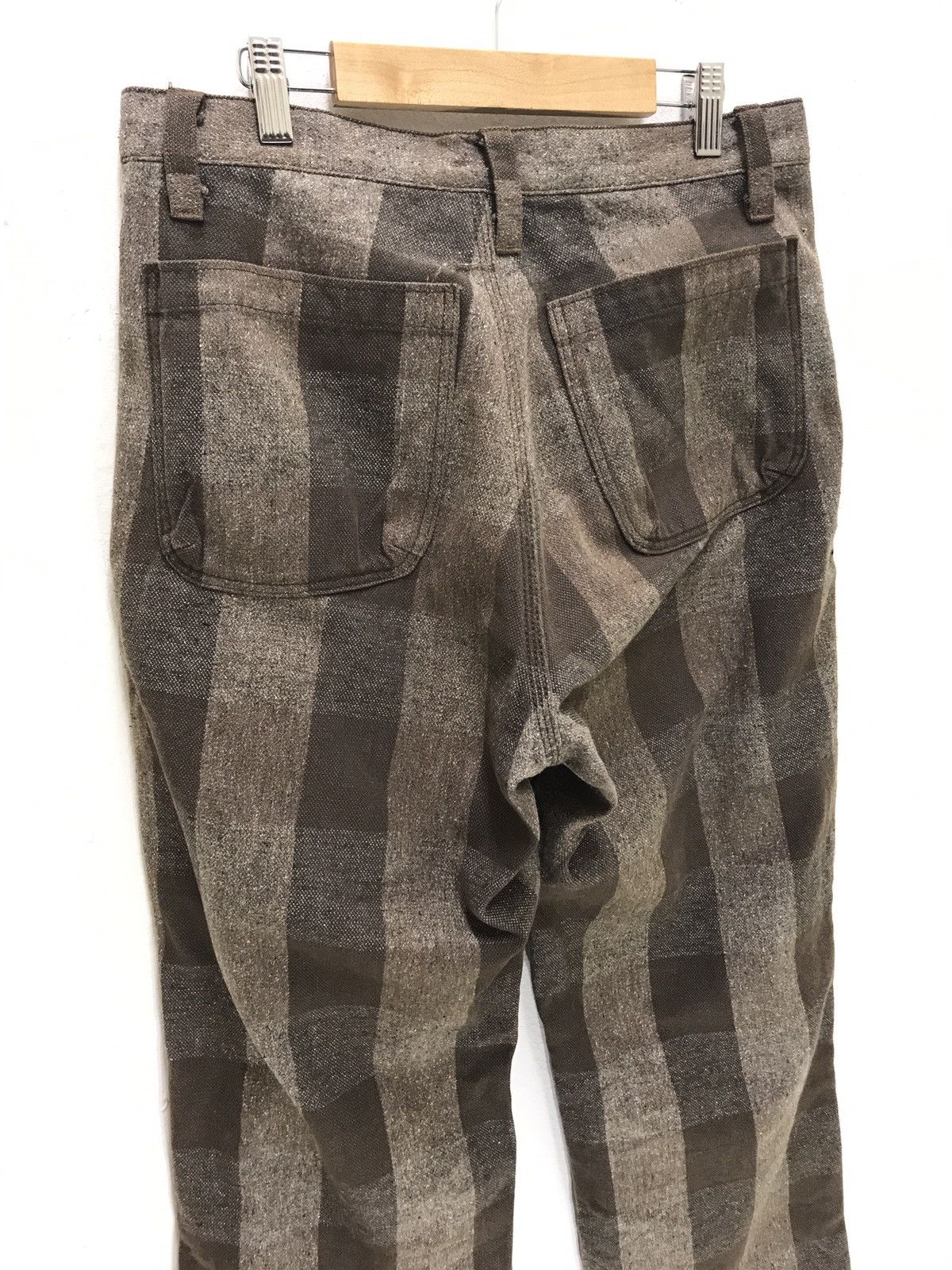 Japanese Brand Made in Japan Greedy Tartan Salt and Pepper Regular Size US 30 / EU 46 - 7 Thumbnail