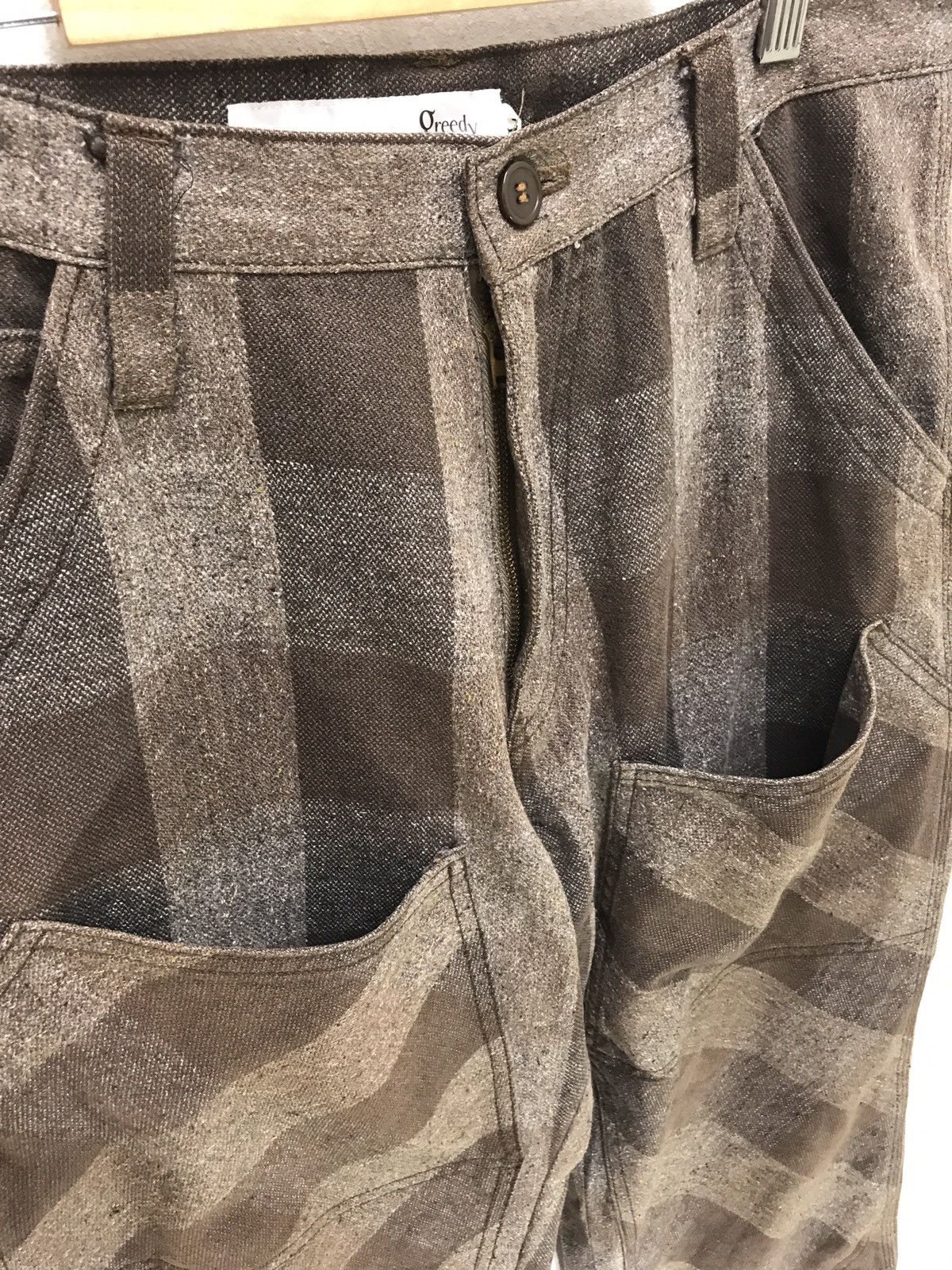 Japanese Brand Made in Japan Greedy Tartan Salt and Pepper Regular Size US 30 / EU 46 - 5 Thumbnail