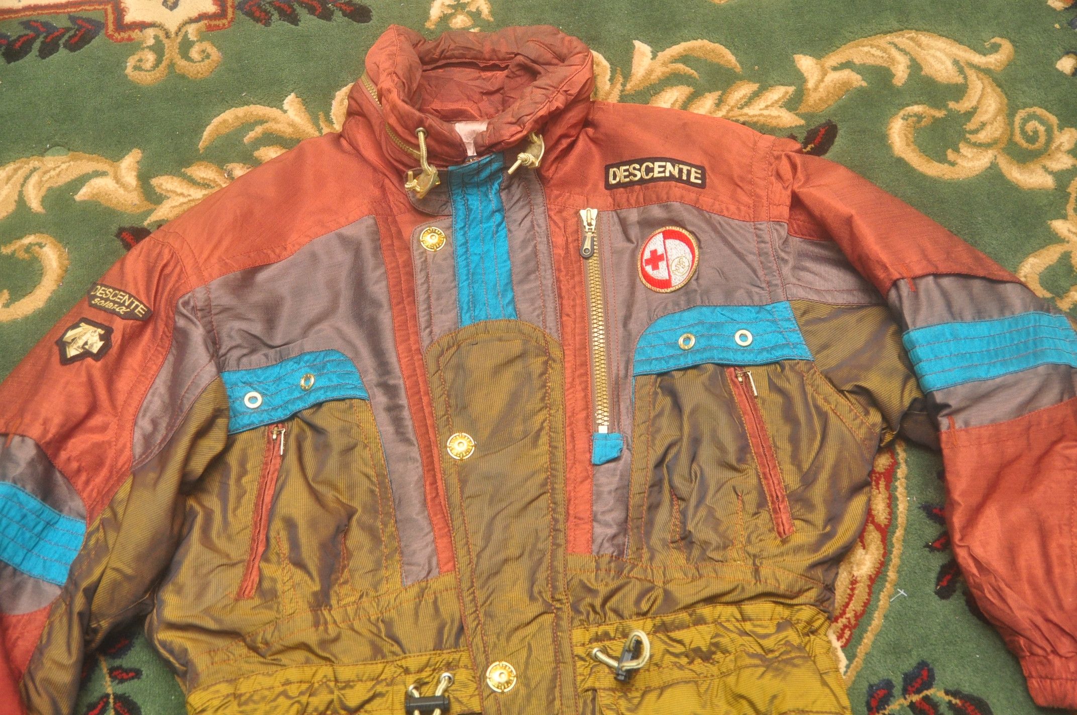 Designer × Japanese Brand Vintage Descente Ski Multicolour Jacket Travis Scott Size US L / EU 52-54 / 3 - 3 Thumbnail