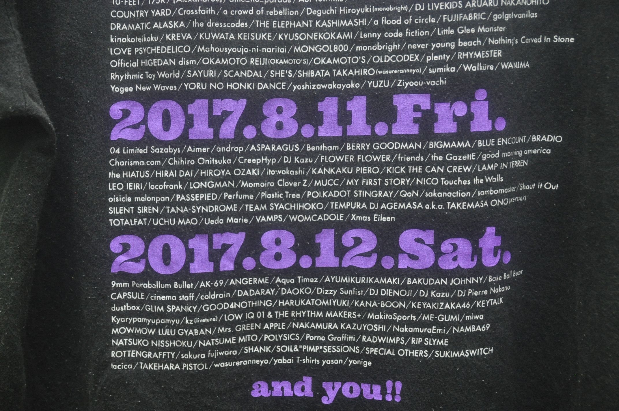 Band Tees × Japanese Brand × Vintage Vintage Rock In Japan 2017 Japanese Travis Scott Style Size US L / EU 52-54 / 3 - 6 Thumbnail