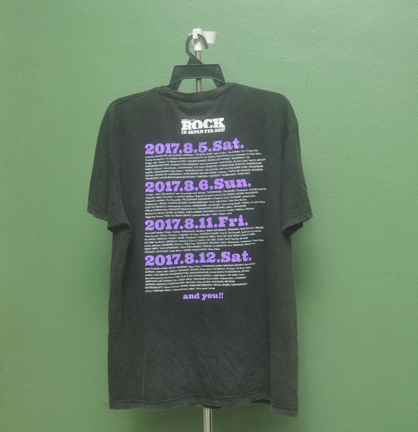 Band Tees × Japanese Brand × Vintage Vintage Rock In Japan 2017 Japanese Travis Scott Style Size US L / EU 52-54 / 3 - 2 Thumbnail