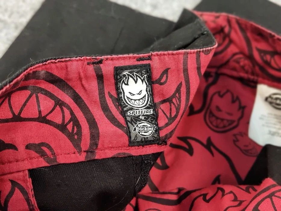 Dickies Rare Dickies x Spitfire collaboration Black Trousers Pants Size US 32 / EU 48 - 10 Thumbnail