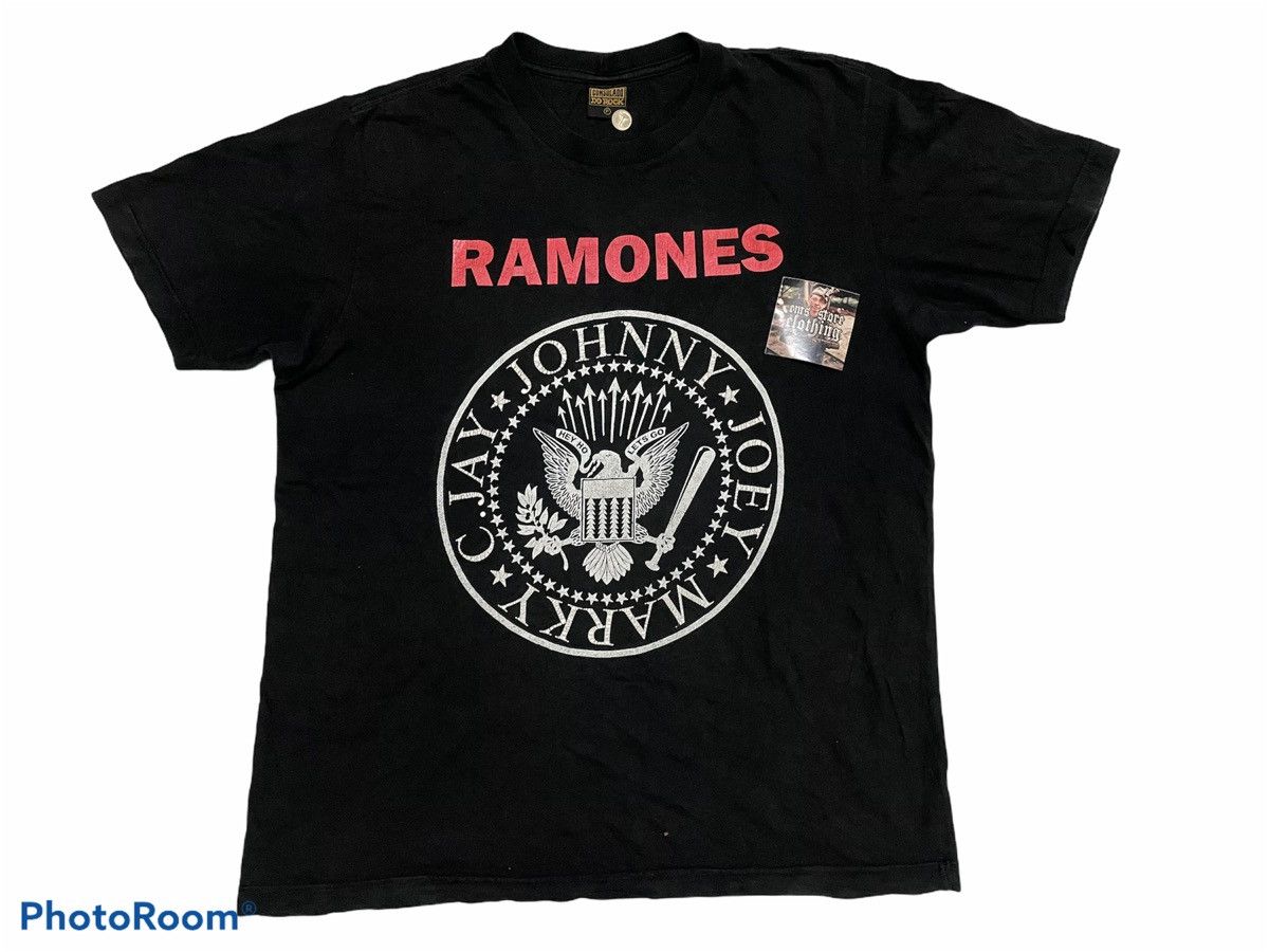 Band Tees × Vintage Vintage Ramones hey ho let’s go Rare Band Tees Size US L / EU 52-54 / 3 - 1 Thumbnail