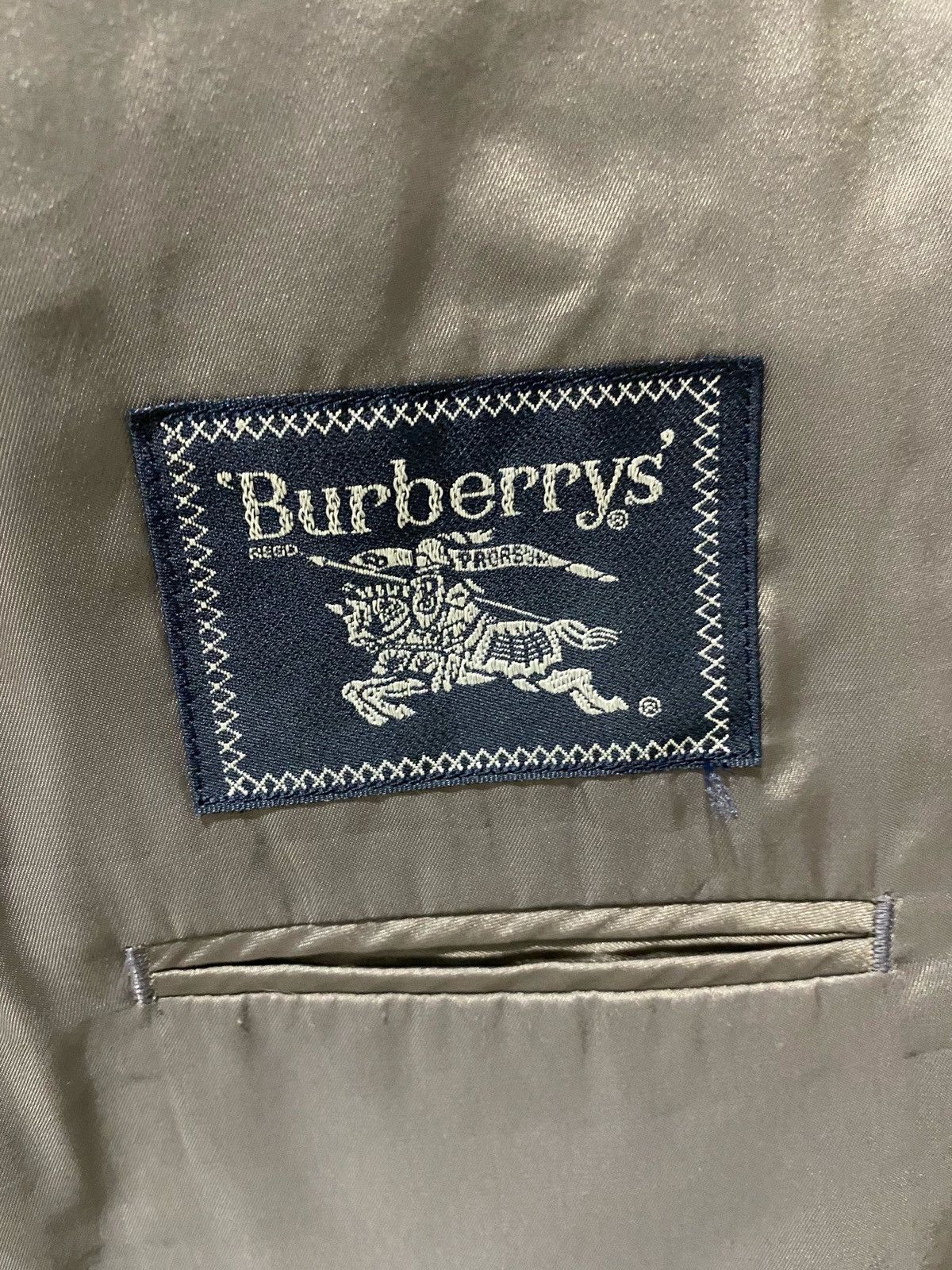 Burberry Vintage Burberry Blazer New Wool 100% Size 40L - 10 Thumbnail