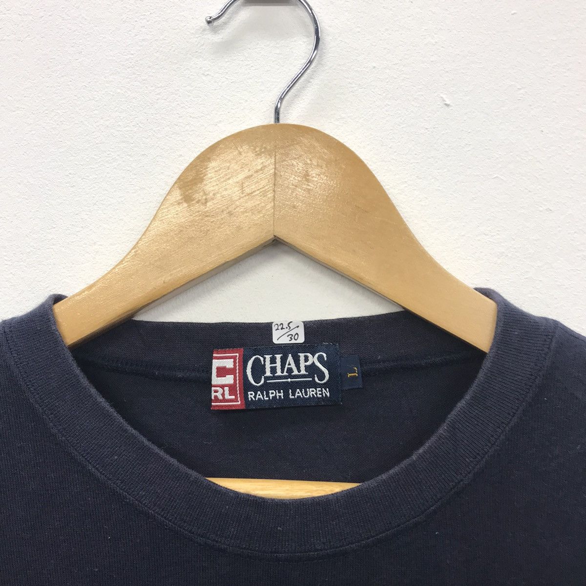 Chaps Ralph Lauren × Designer × Vintage Rare!! Vintage Chaps Ralph Lauren Spellout Tee Size US L / EU 52-54 / 3 - 3 Thumbnail