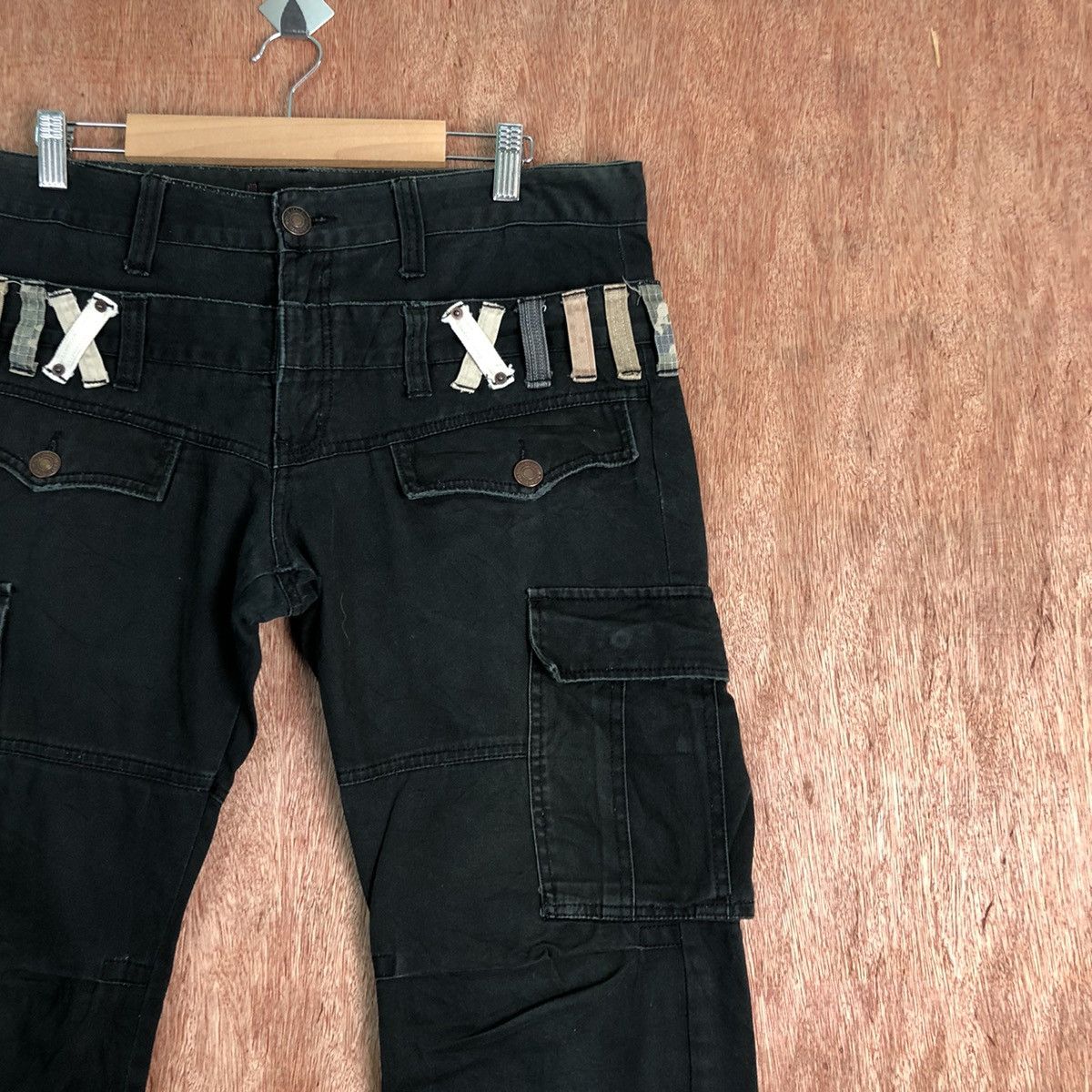 Japanese Brand Dominate Handcrafted Double Waist Cargo Pants #c286DLAL Size US 34 / EU 50 - 4 Thumbnail