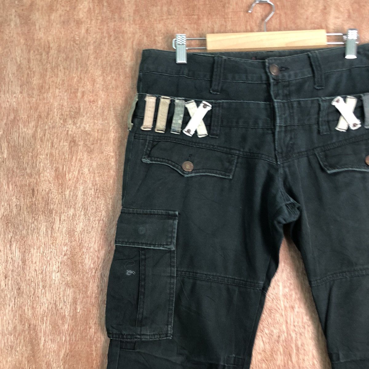 Japanese Brand Dominate Handcrafted Double Waist Cargo Pants #c286DLAL Size US 34 / EU 50 - 5 Thumbnail