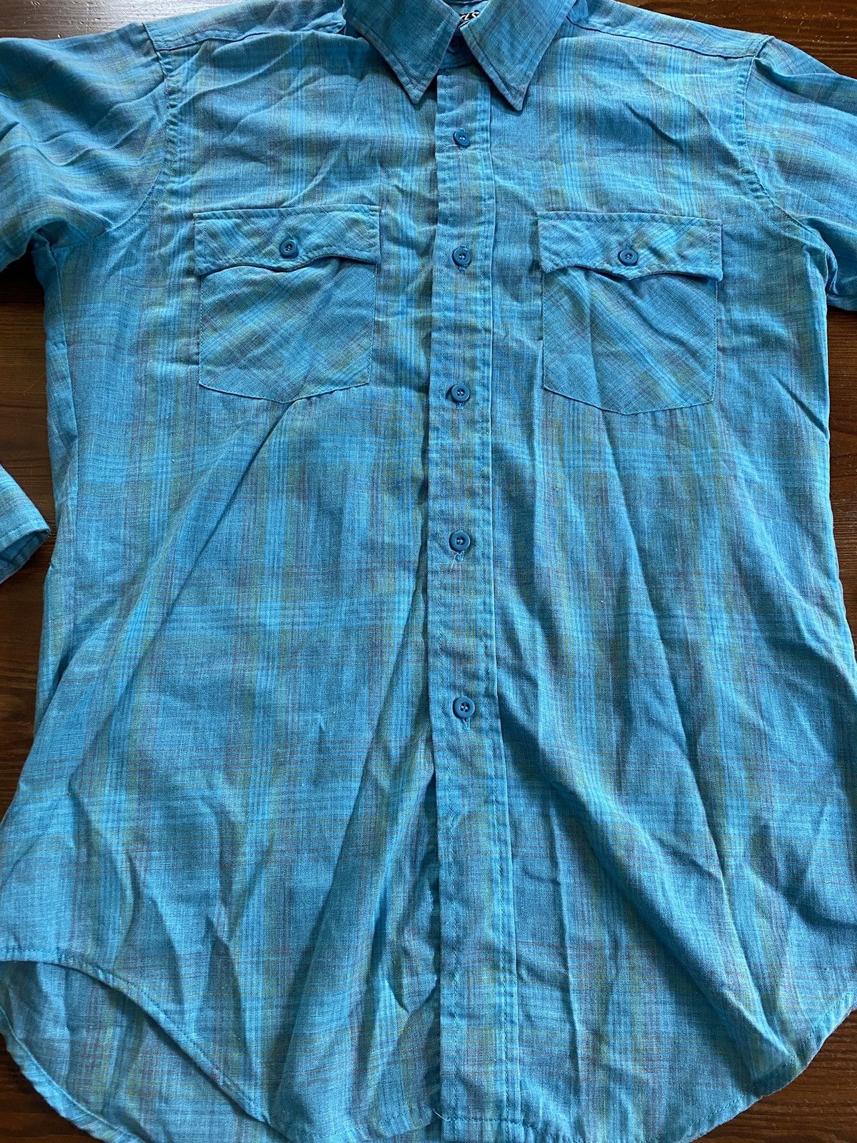 Levi's Vintage 80’s Levi’s Faded Plaid Long Sleeve Button Up Size US M / EU 48-50 / 2 - 3 Thumbnail
