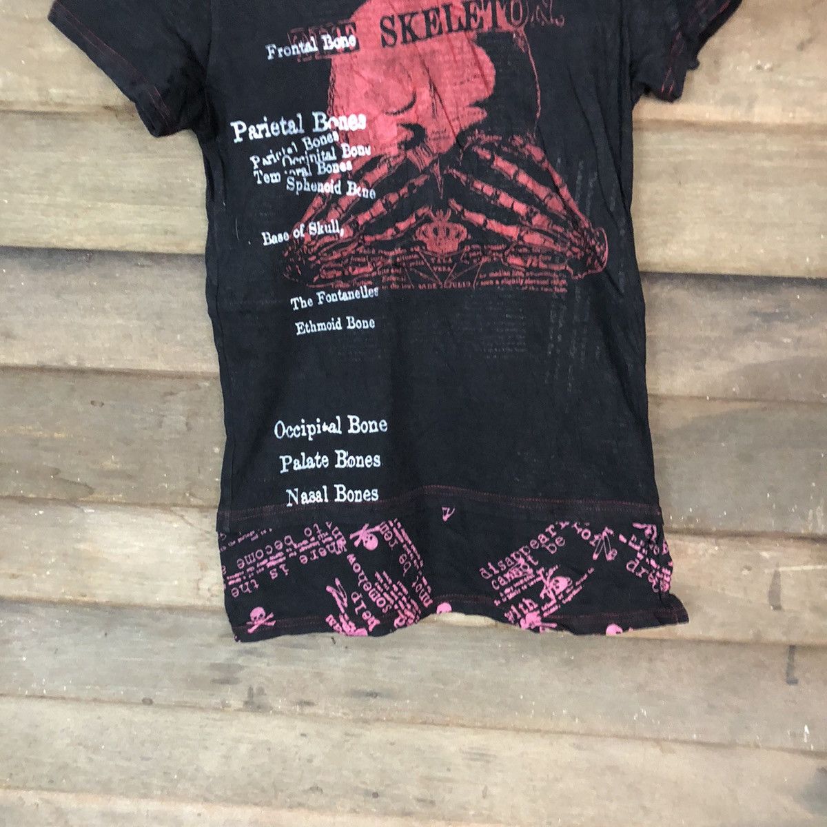Japanese Brand H.Anarchyism The Skeleton Skulls punk band T-Shirt #6856DL Size S / US 4 / IT 40 - 3 Thumbnail