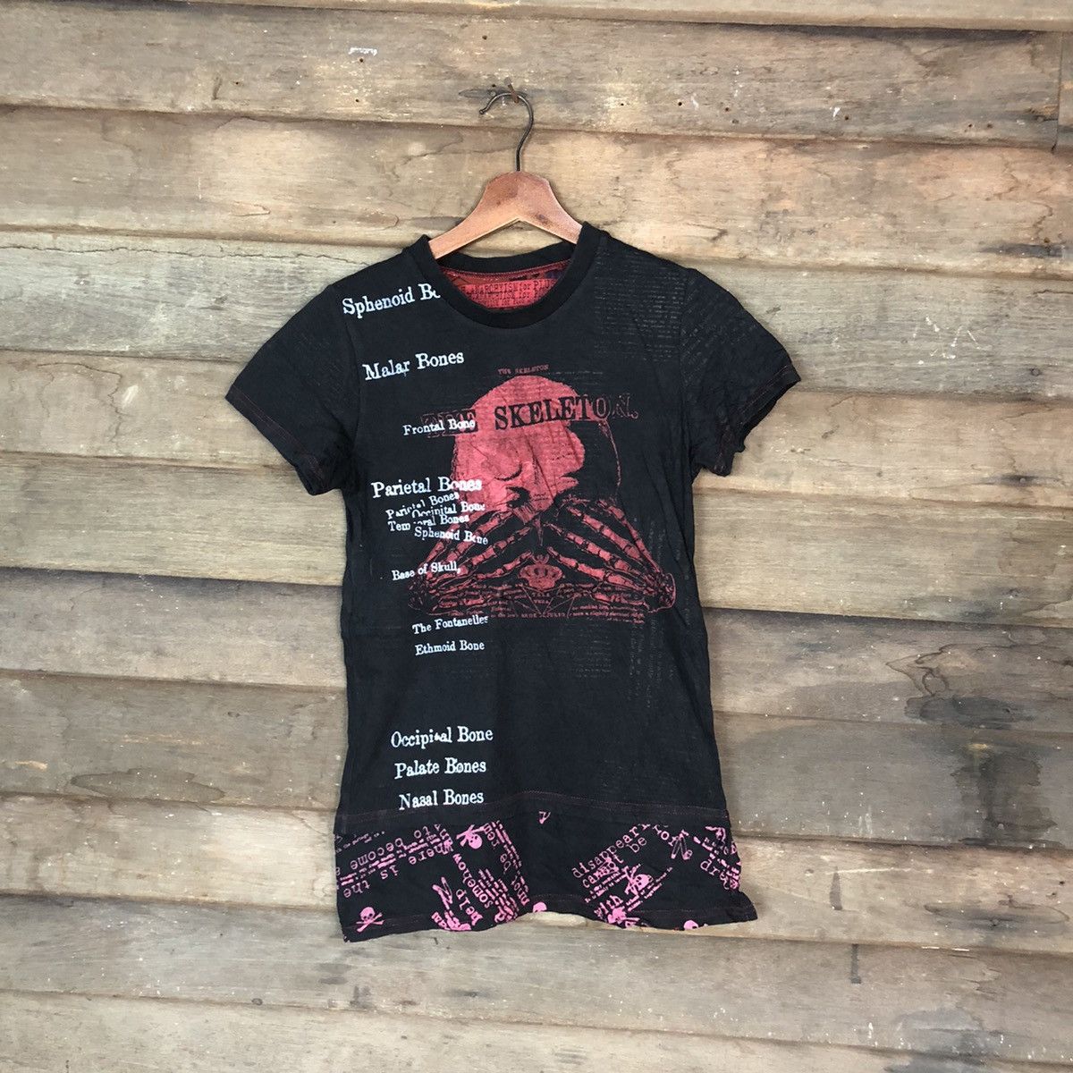 Japanese Brand H.Anarchyism The Skeleton Skulls punk band T-Shirt #6856DL Size S / US 4 / IT 40 - 1 Thumbnail