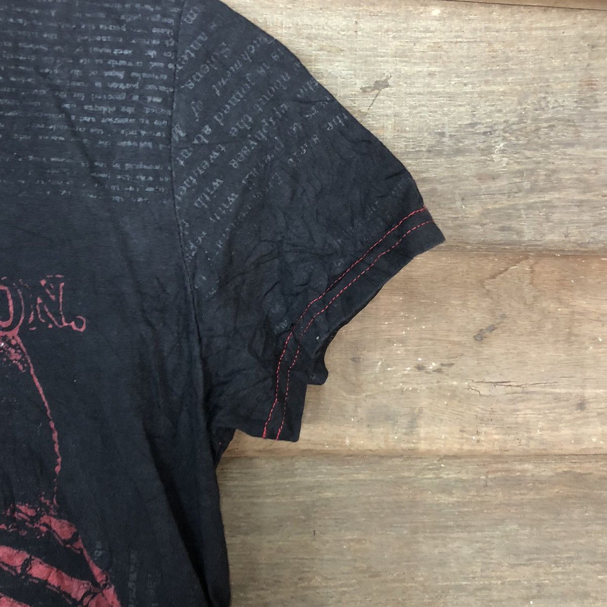 Japanese Brand H.Anarchyism The Skeleton Skulls punk band T-Shirt #6856DL Size S / US 4 / IT 40 - 6 Thumbnail