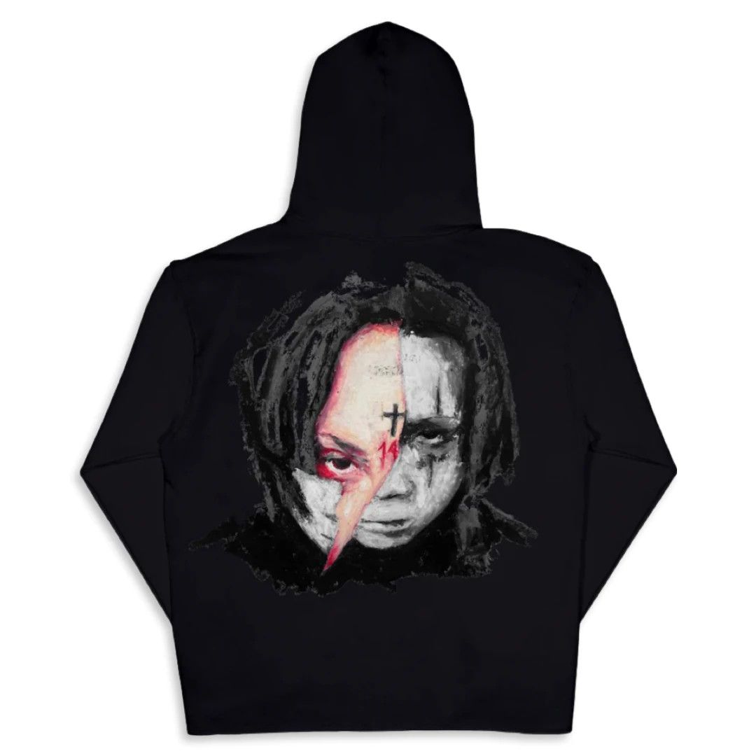 Revenge Revenge x Trippie Redd Arch Black Hoodie Size US XL / EU 56 / 4 - 2 Thumbnail