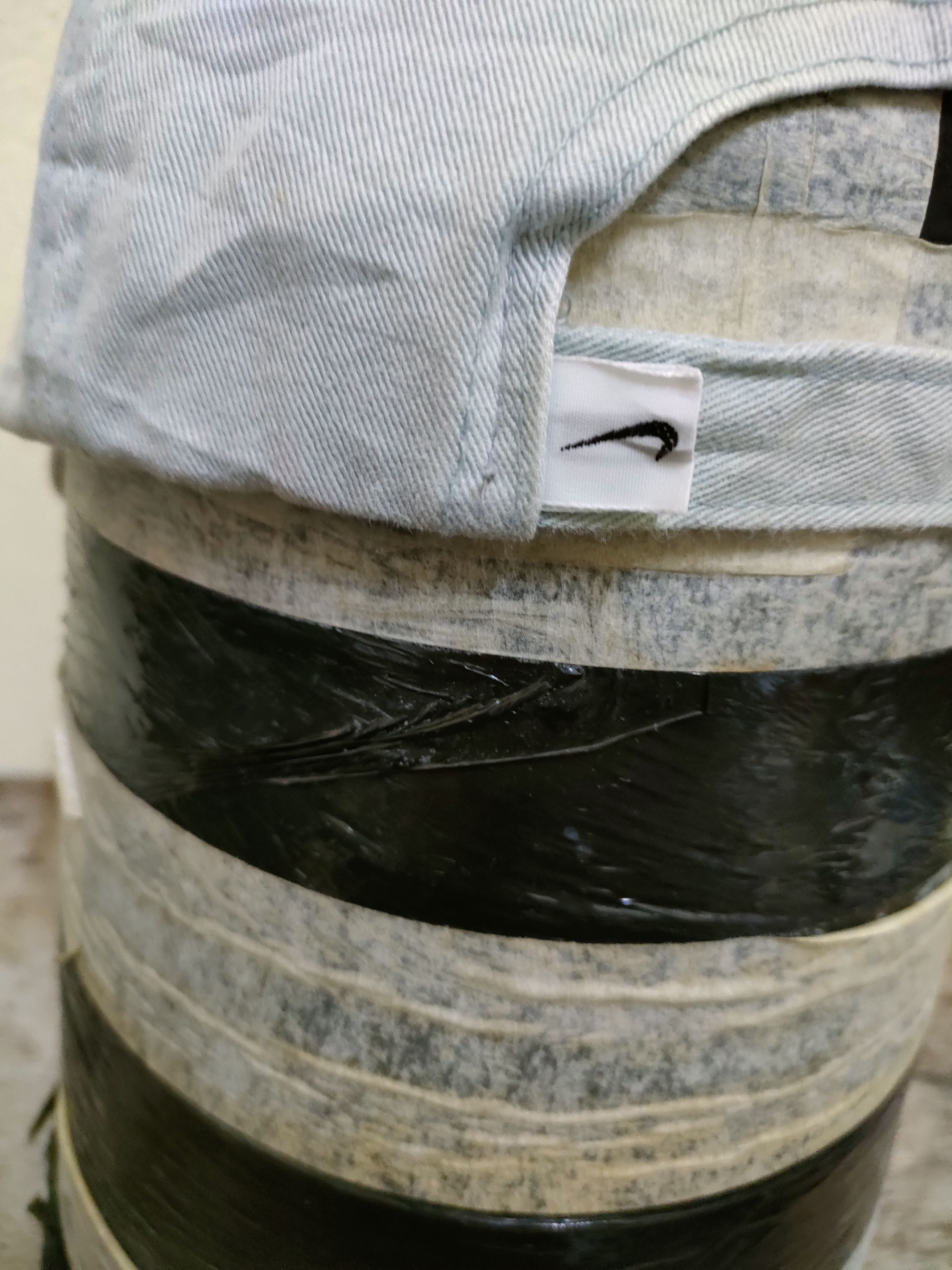 Nike × Vintage Vintage Distressed Nike Hat Cap Size ONE SIZE - 6 Thumbnail
