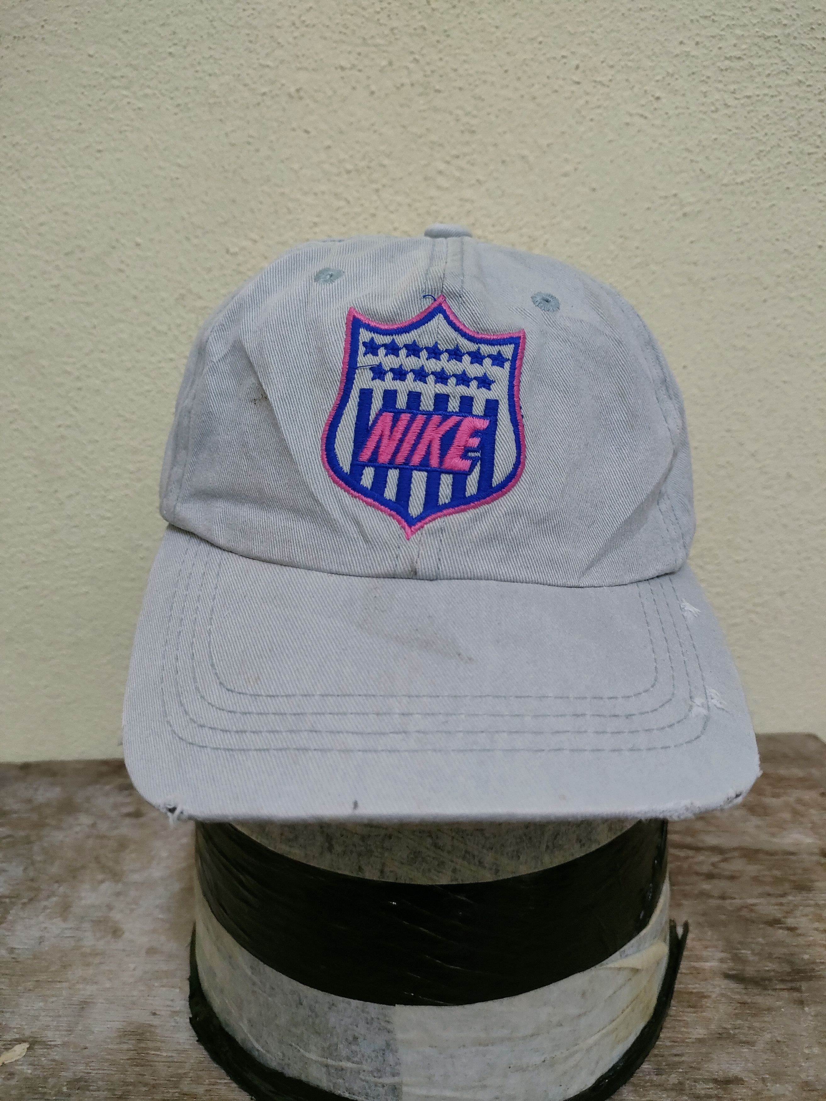 Nike × Vintage Vintage Distressed Nike Hat Cap Size ONE SIZE - 5 Thumbnail