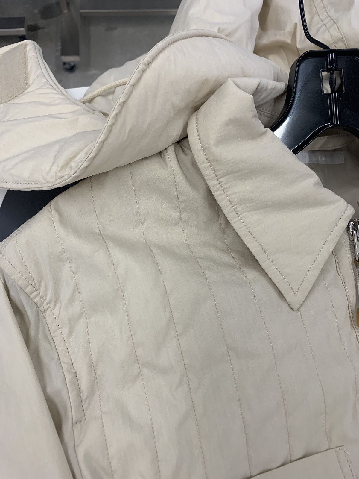 Helmut Lang Quilted Zip Up Jacket in Moonlight Size US XS / EU 42 / 0 - 10 Thumbnail