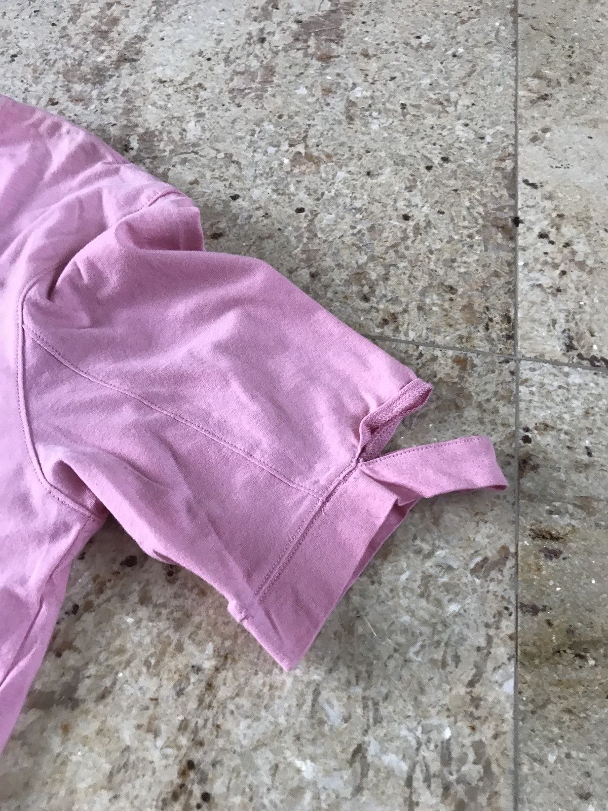 Helmut Lang Pink Elbow Cut Tee, SS Size US XS / EU 42 / 0 - 7 Thumbnail