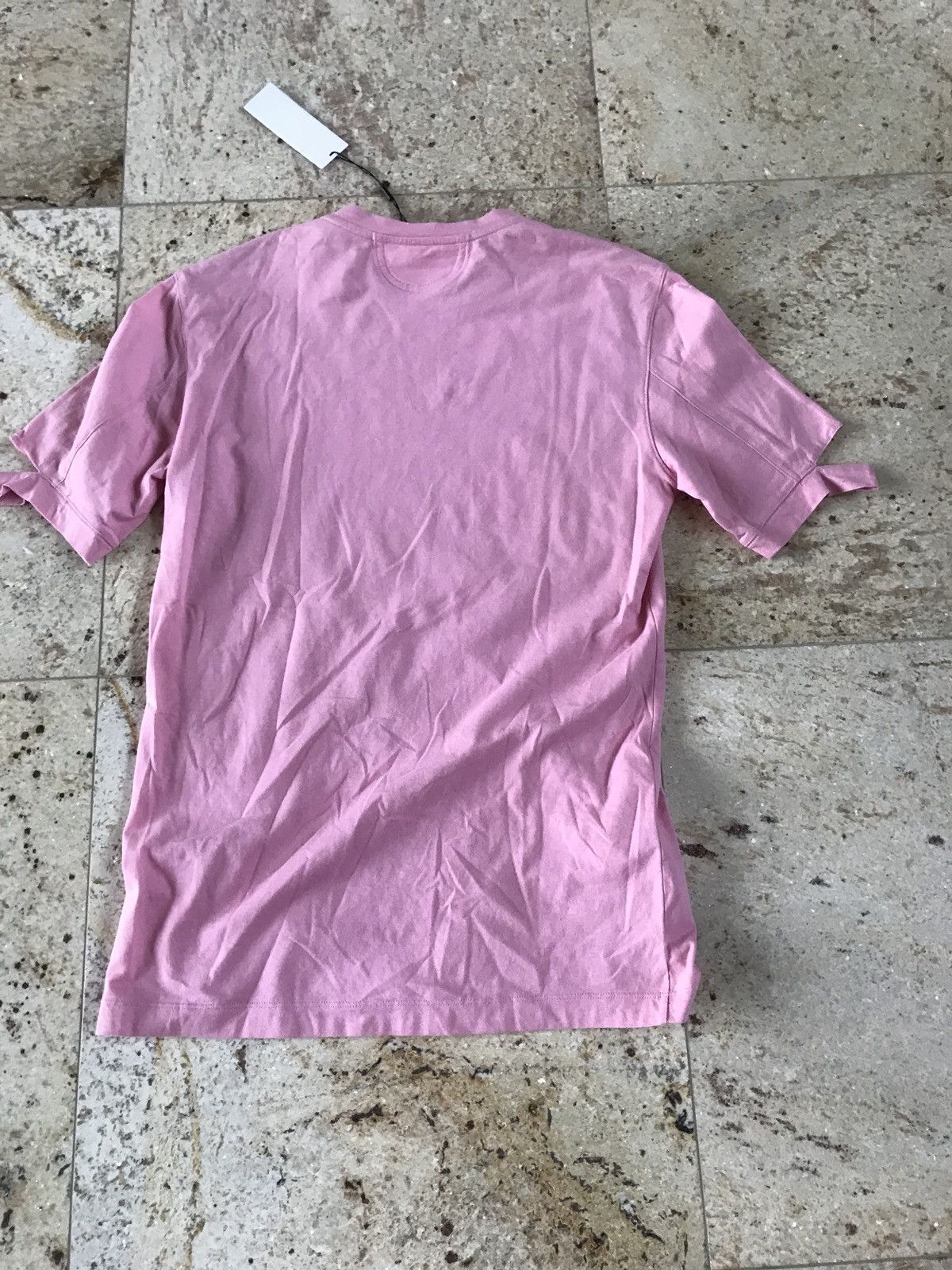 Helmut Lang Pink Elbow Cut Tee, SS Size US XS / EU 42 / 0 - 9 Thumbnail