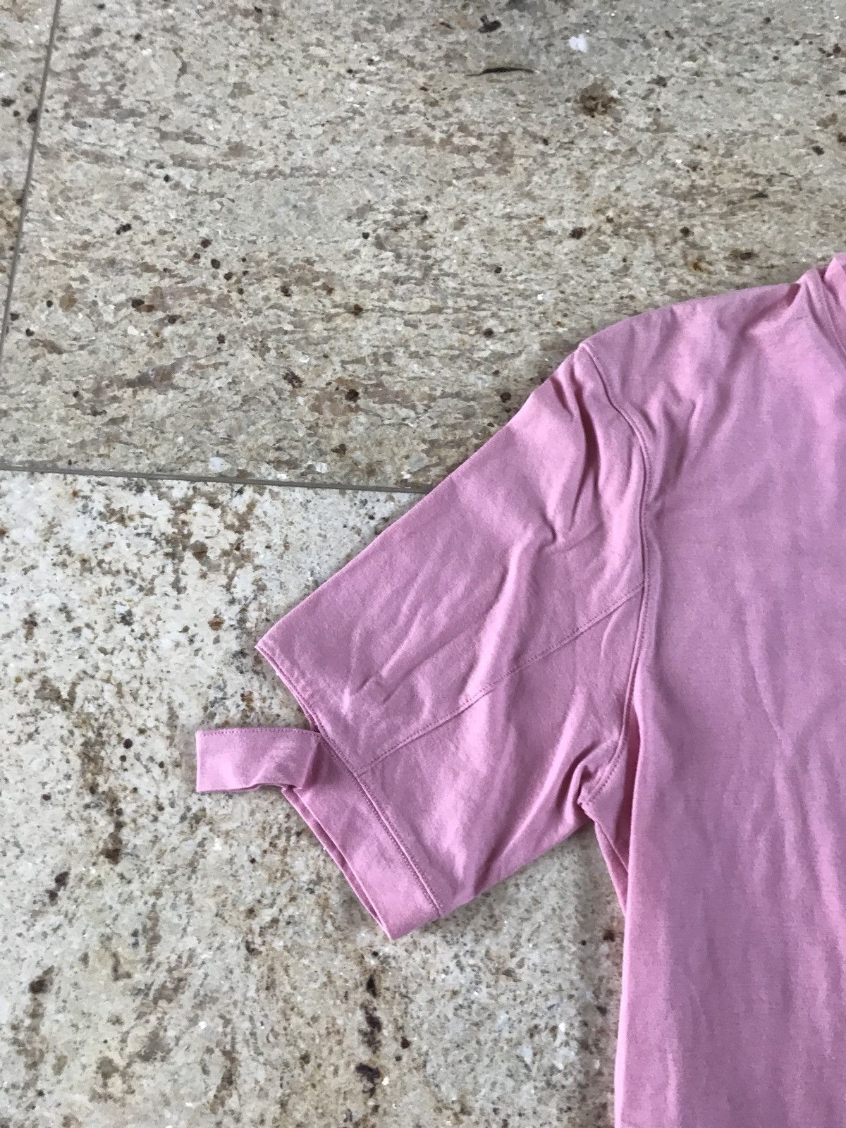 Helmut Lang Pink Elbow Cut Tee, SS Size US XS / EU 42 / 0 - 5 Thumbnail