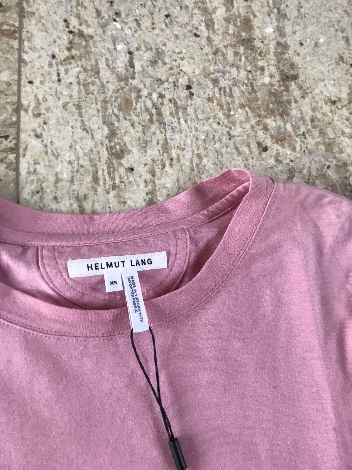Helmut Lang Pink Elbow Cut Tee, SS Size US XS / EU 42 / 0 - 3 Thumbnail