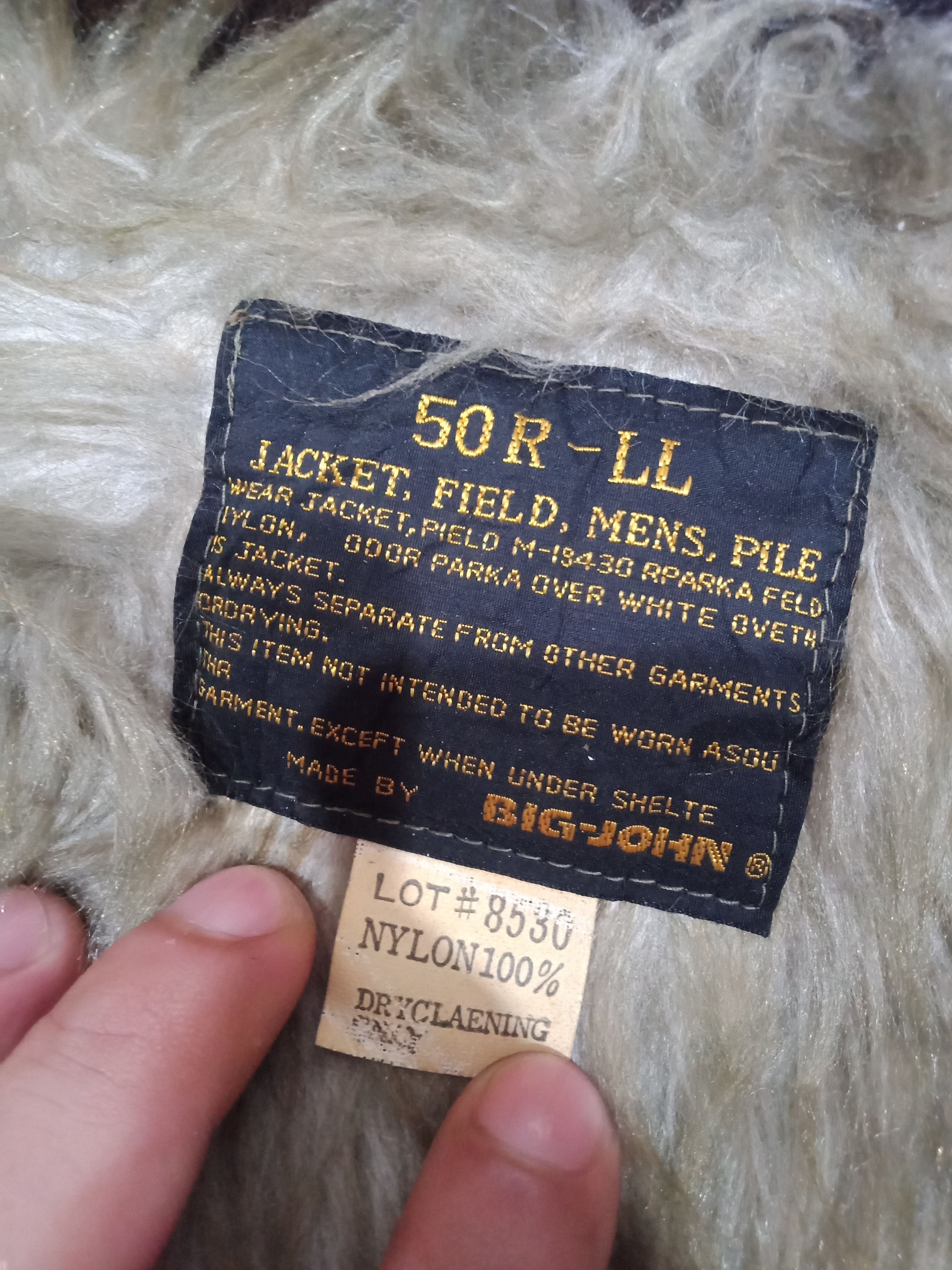 Big John × Vintage Rare jacket field men pile 50 R LL Big john Size US XL / EU 56 / 4 - 4 Thumbnail