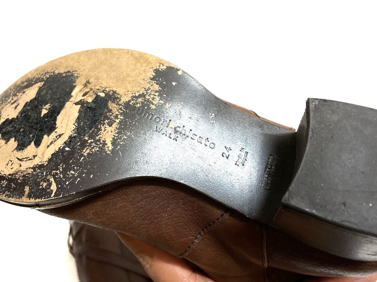 Issey Miyake × Tsumori Chisato Tsumori Chisato Walk Brown Leather Heel Boots Size 9" US Size US 9 / IT 39 - 9 Thumbnail