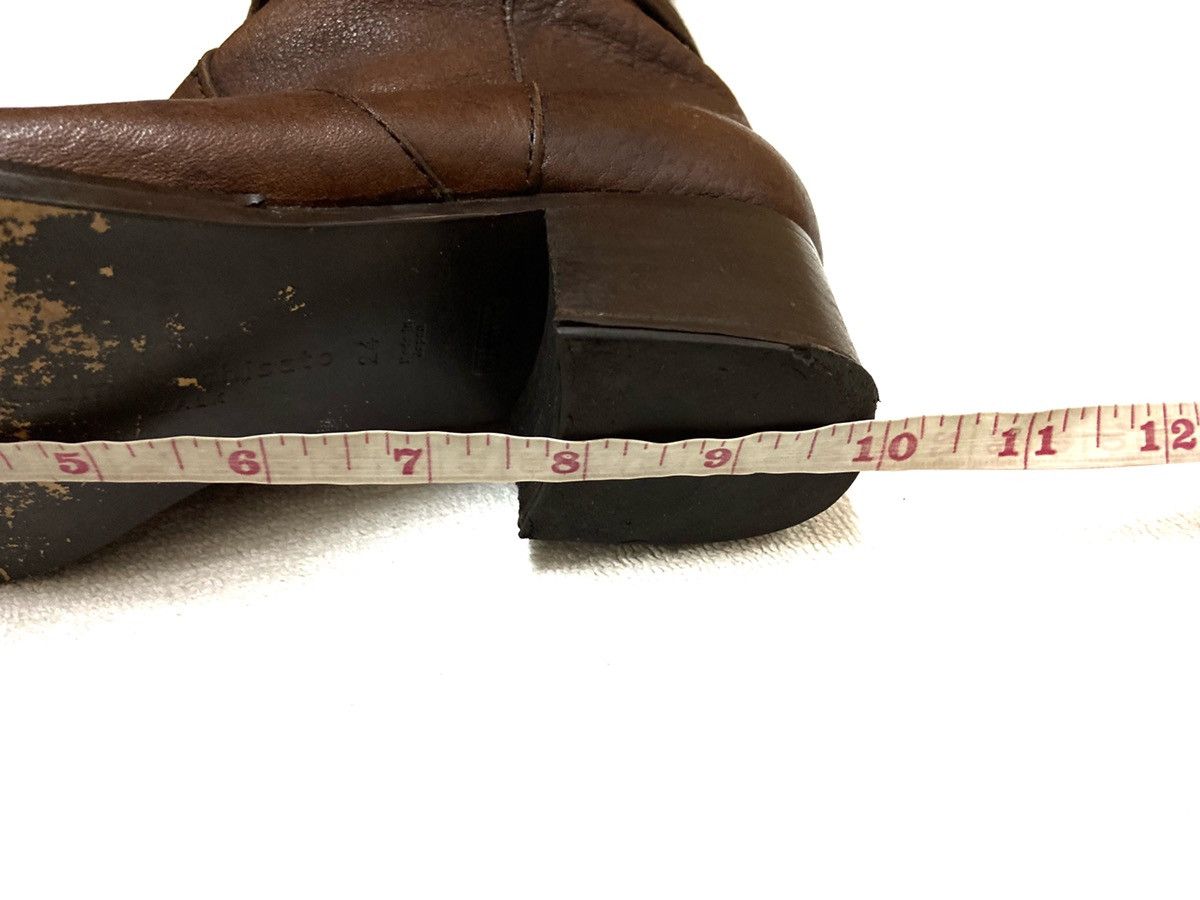 Issey Miyake × Tsumori Chisato Tsumori Chisato Walk Brown Leather Heel Boots Size 9" US Size US 9 / IT 39 - 11 Thumbnail