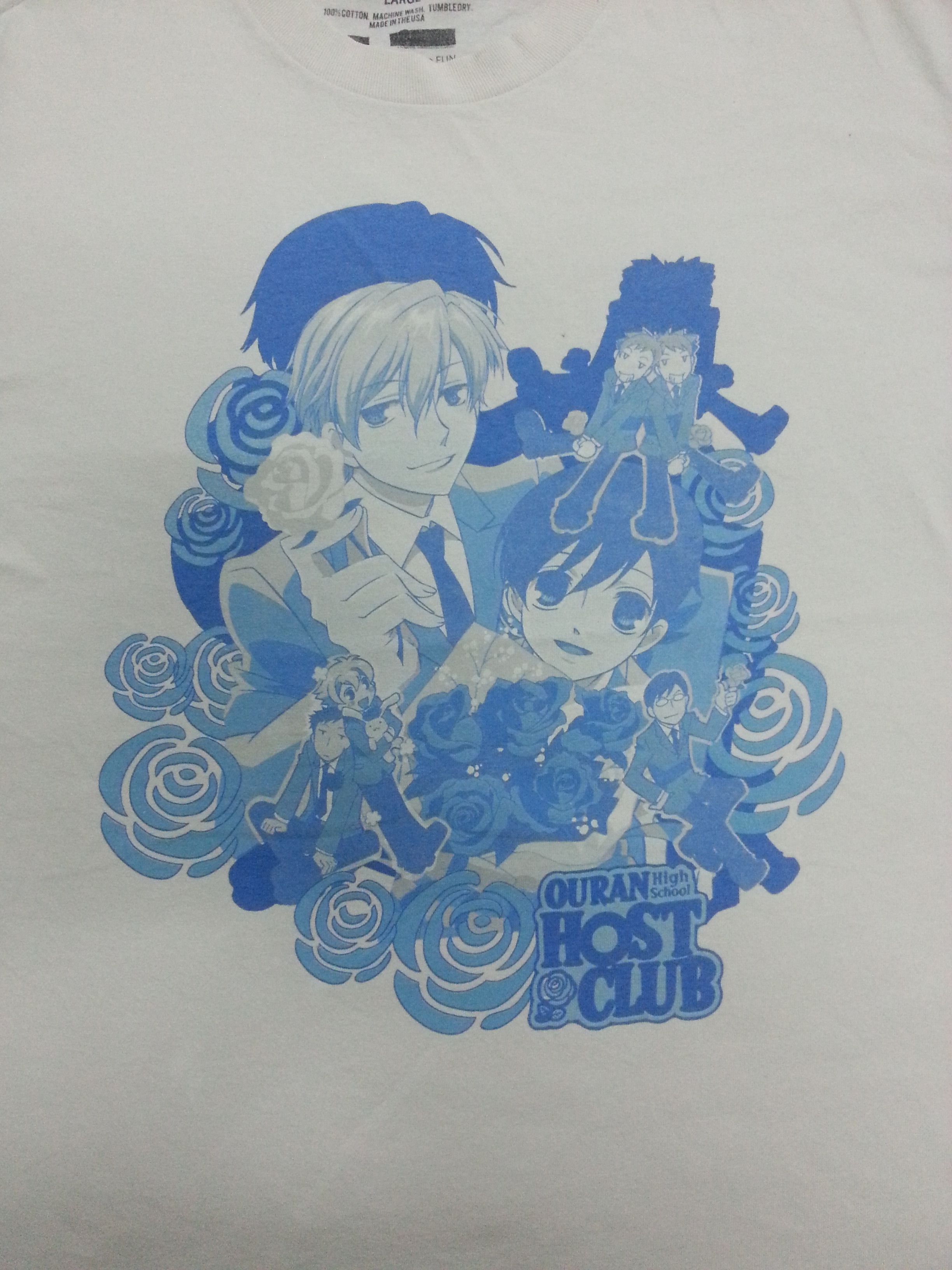 Anime × Cartoon Network Rare anime Ouran High School Host Club Tee Manga Comics Size US L / EU 52-54 / 3 - 3 Thumbnail